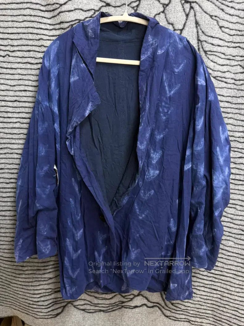 Comme des Garcons Comme des Garcons Dyed Cotton Asymmetrical Collar Jacket Size S / US 4 / IT 40 - 5 Thumbnail