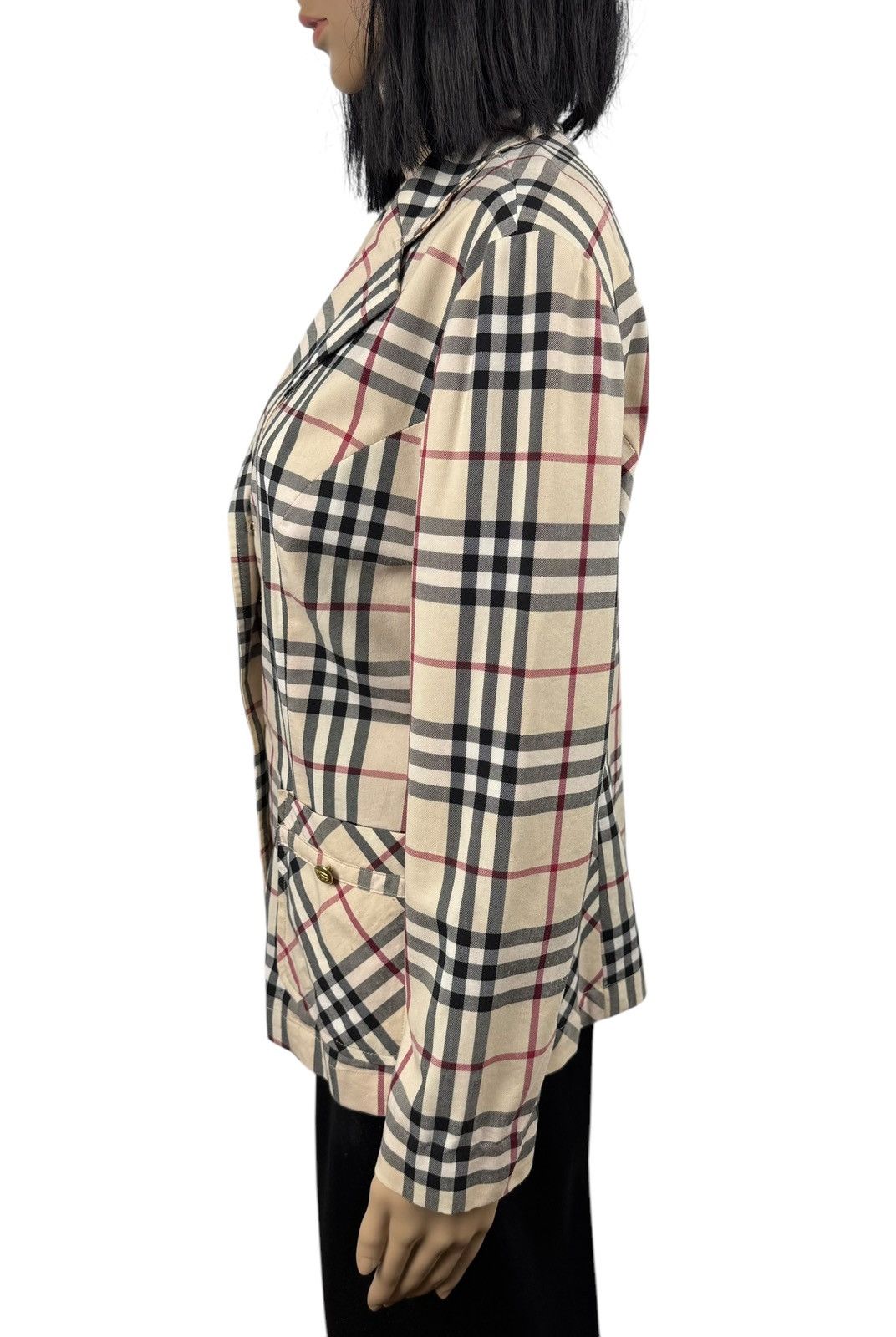 Burberry × Vintage Burberry London Full Check Jacket Vintage made in Hong Kong Size M / US 6-8 / IT 42-44 - 2 Thumbnail