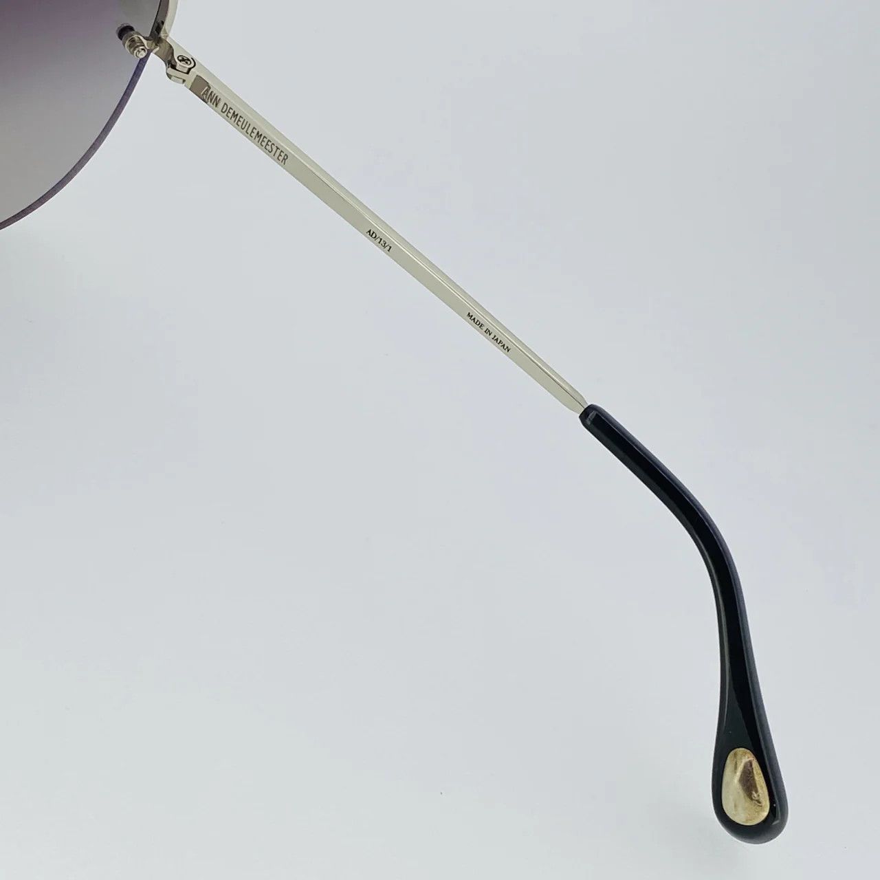 Ann Demeulemeester Ann Demeulemeester Sunglasses White Gold and Gray Size ONE SIZE - 4 Thumbnail