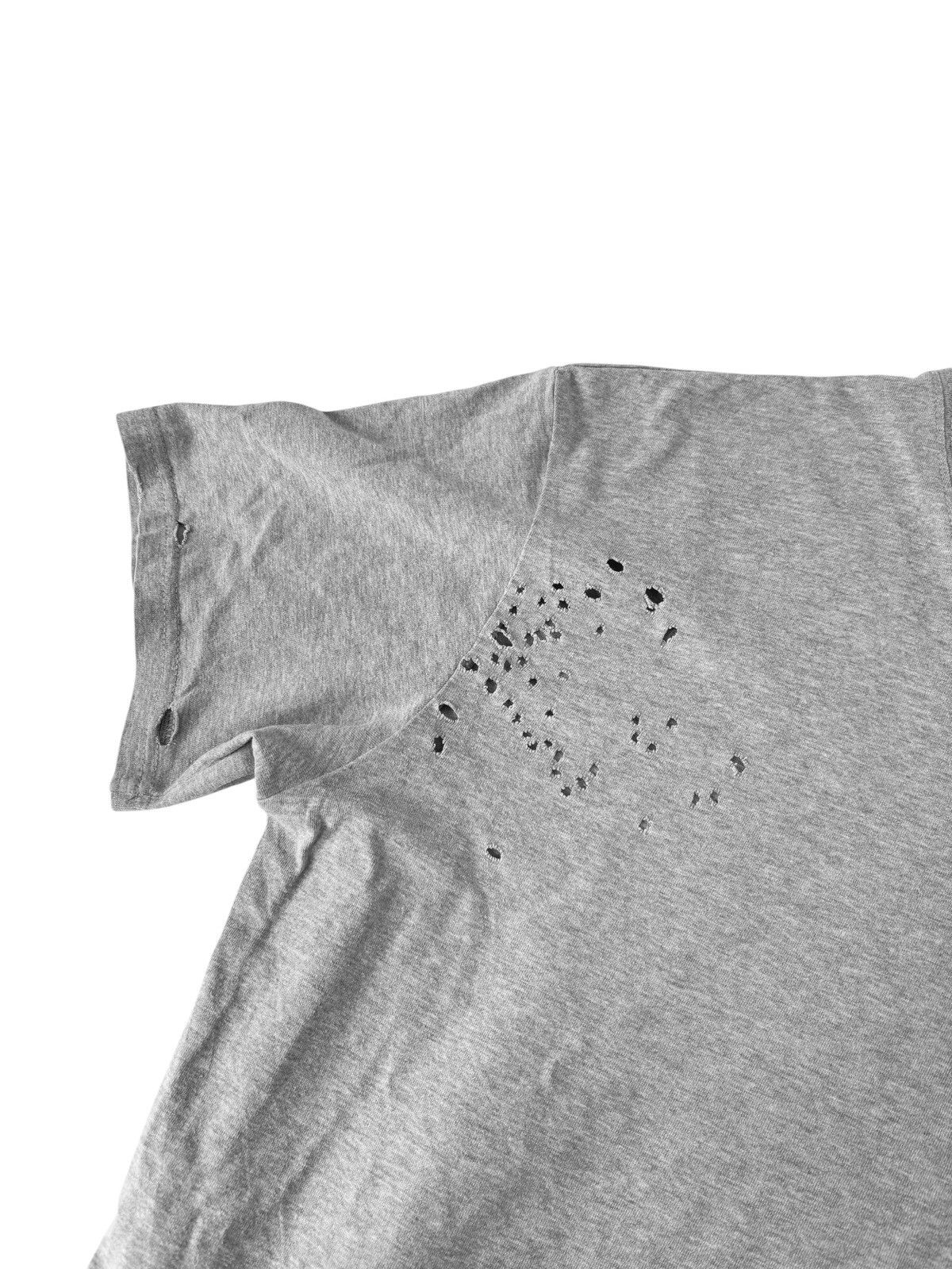 Balmain A/W 2010 Shotgun T-Shirt (Decarnin, AW10/FW10, Distressed) Size US XL / EU 56 / 4 - 5 Thumbnail