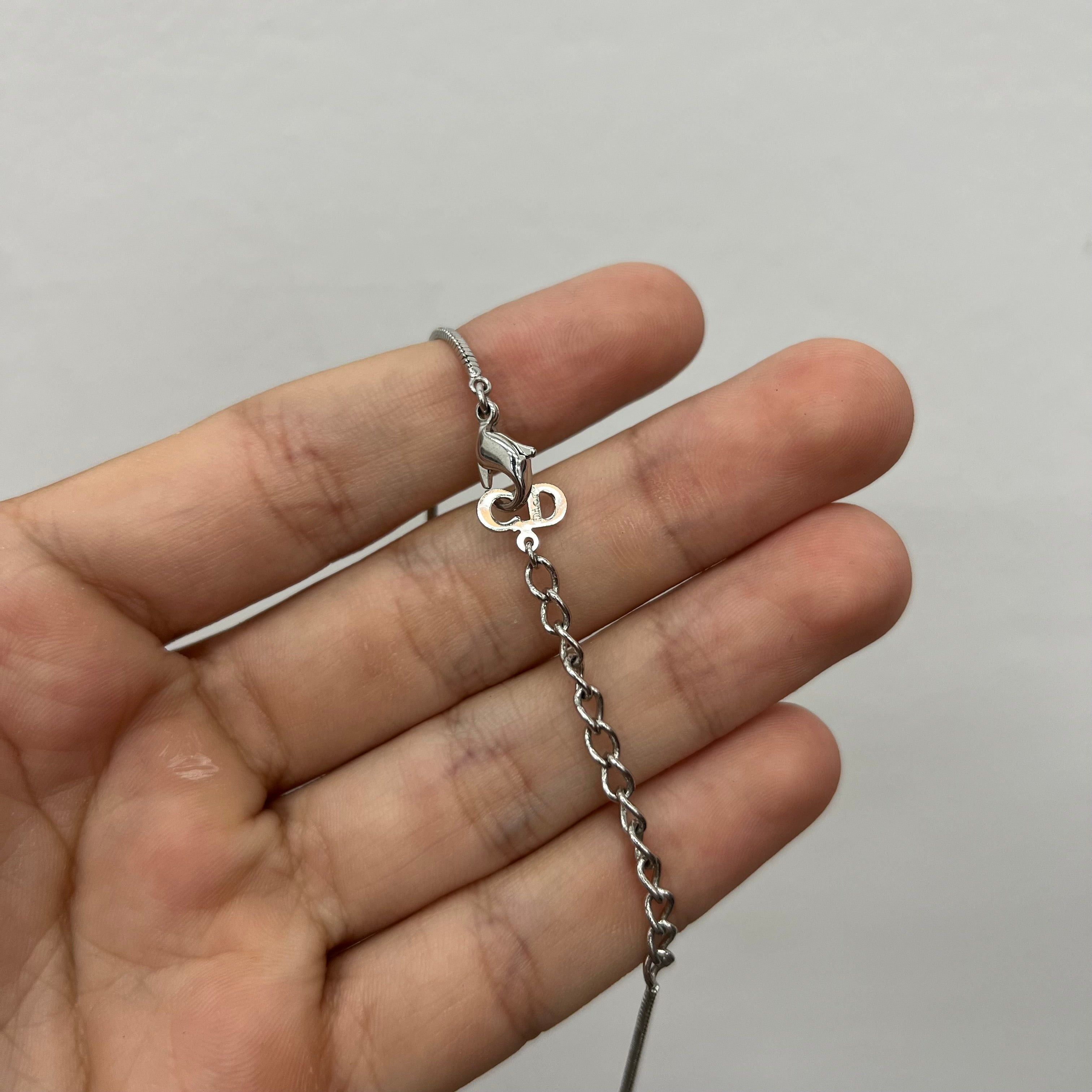Dior Dior #2 Charm Necklace Blue Size ONE SIZE - 3 Thumbnail