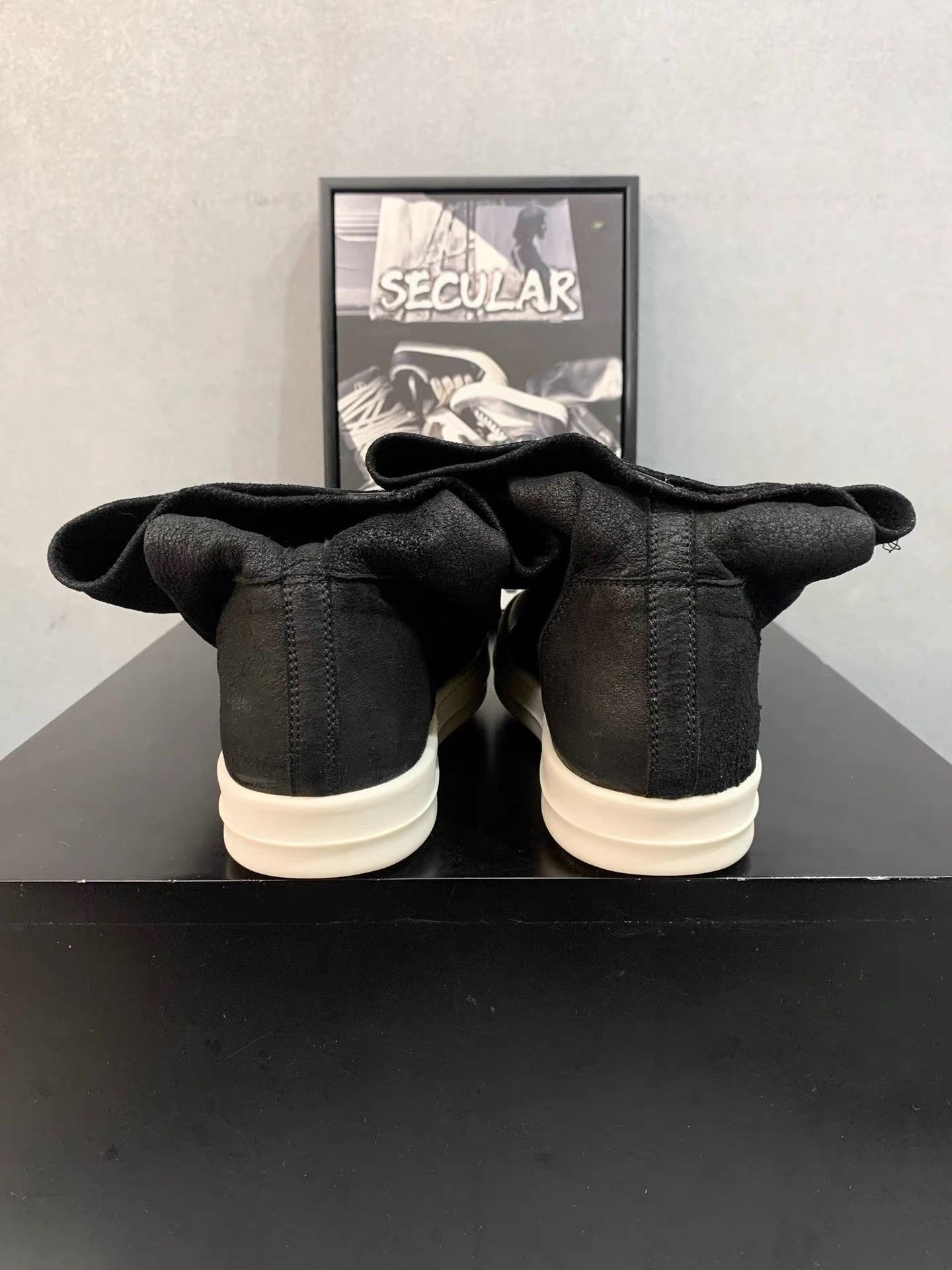 Rick Owens Rick Owens Mainline Lambskin Over-the-knee Boots K34 Size US 6.5 / IT 36.5 - 7 Thumbnail
