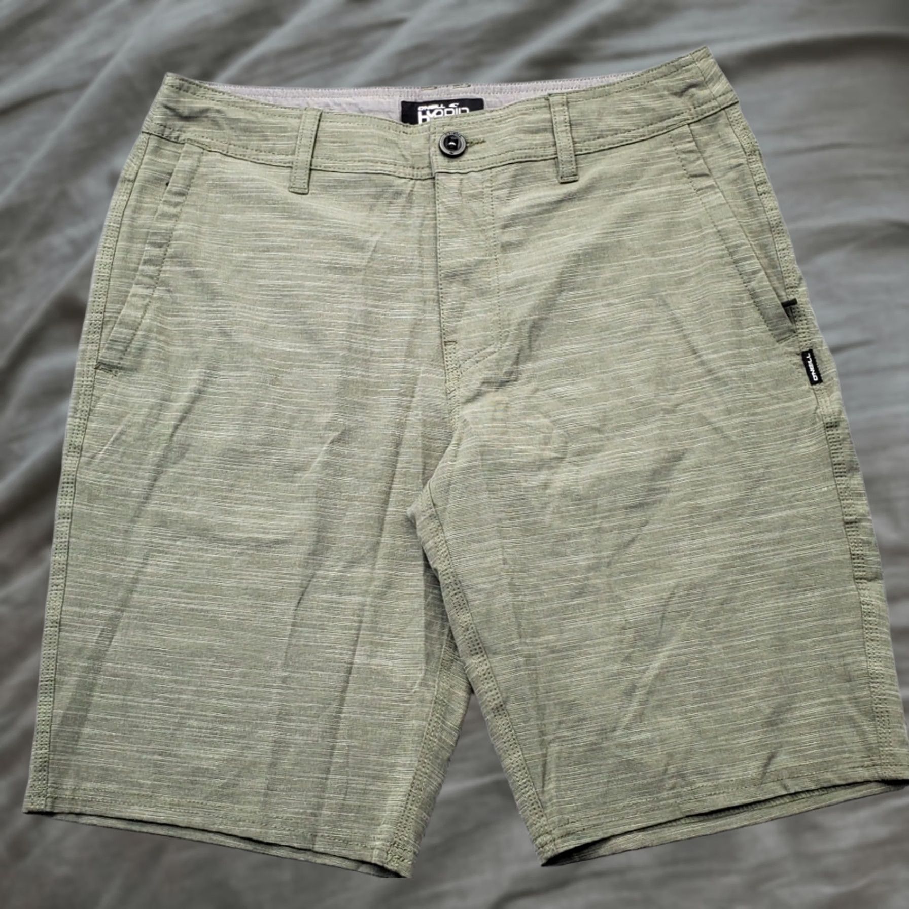 O'Neill O'Neill Amphibians Surf Hybrid Shorts Mens 30 Green Space Dye Water Resistant Shirt Size US 30 / EU 46 - 1 Thumbnail