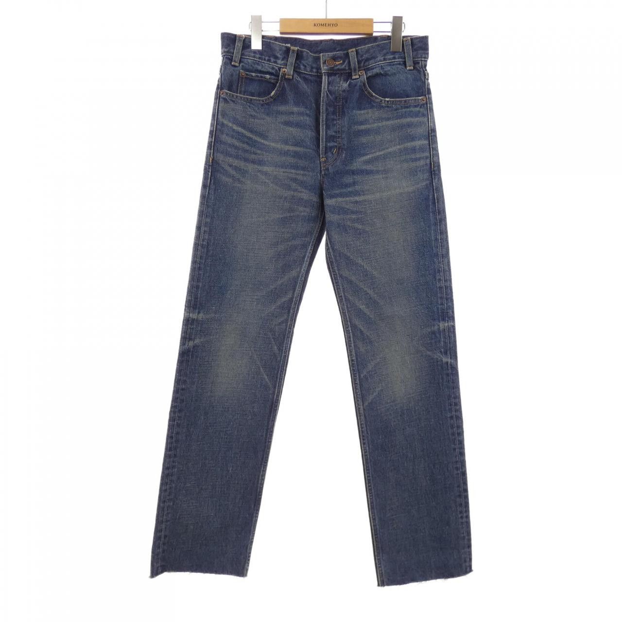 Celine Celine CELINE Polly Jeans Textile Jeans 2N799365M DUTY FREE for USA Size ONE SIZE - 1 Thumbnail