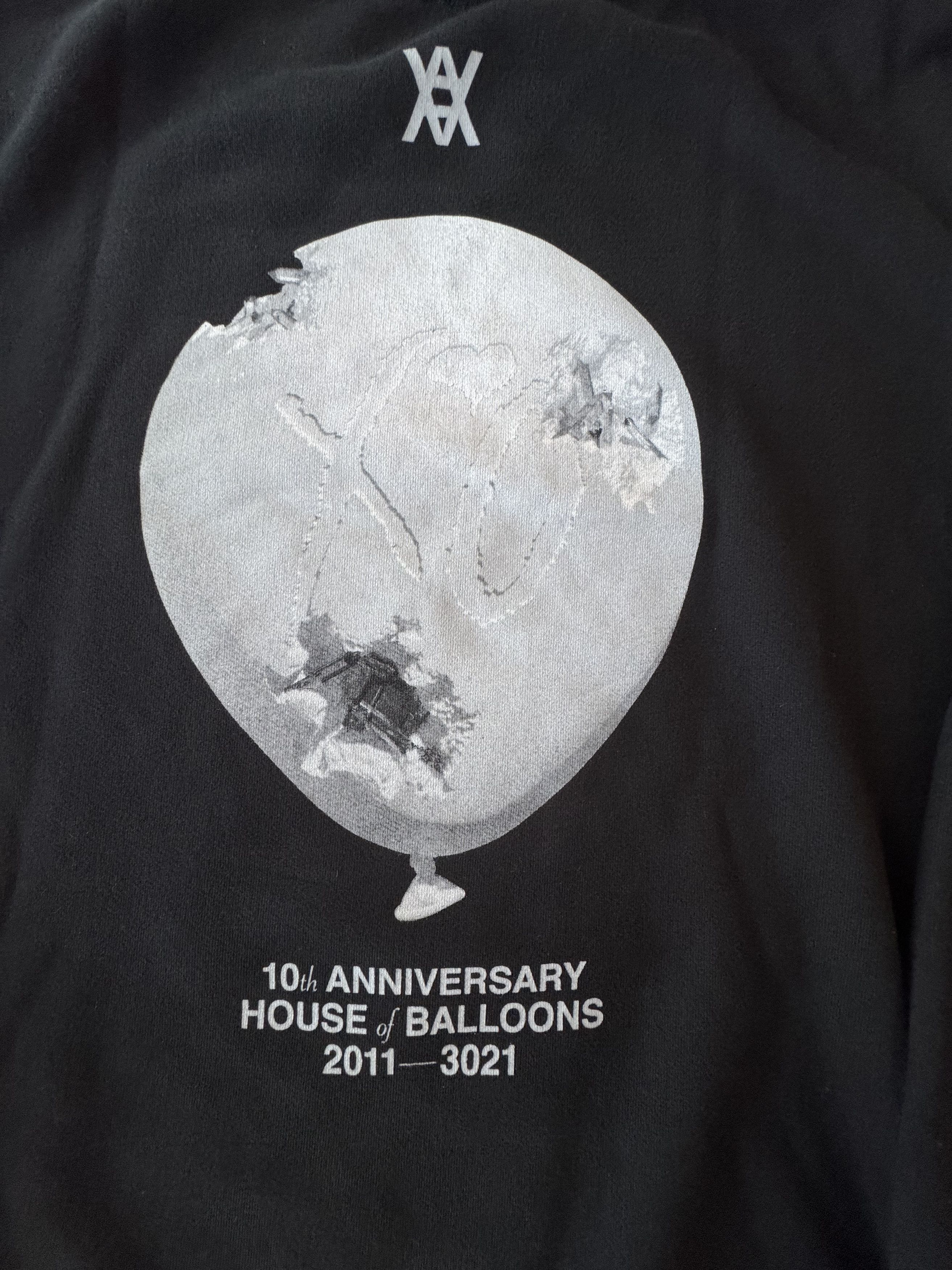 The Weeknd XO x Daniel Arsham Studio House of Balloons 10 Year Tour Merch Tee M popular