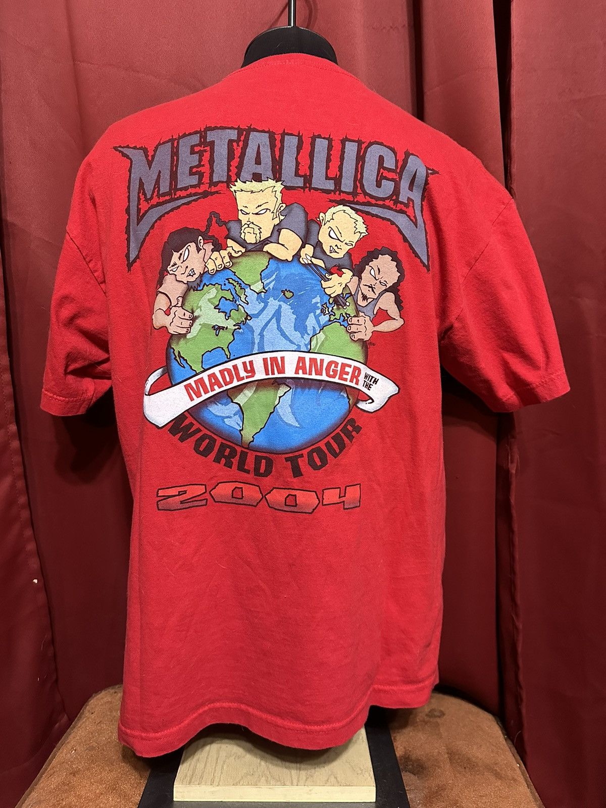 Band Tees × Metallica × Vintage Vintage Metallica Tshirt Tony Squindo Concert Band Tee Grail Size US XL / EU 56 / 4 - 2 Thumbnail