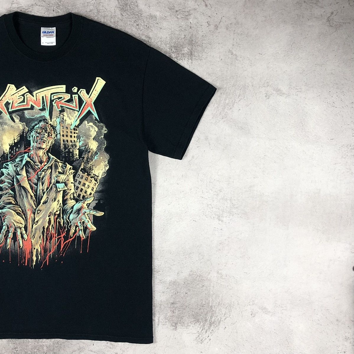 Vintage Vintage Xentrix Keep Smiling While You Die Graphic Metal Tee Size US M / EU 48-50 / 2 - 7 Thumbnail