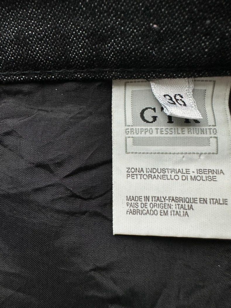 Helmut Lang HELMUT LANG size36 Black wool imitation cow jeans Size US 36 / EU 52 - 3 Thumbnail