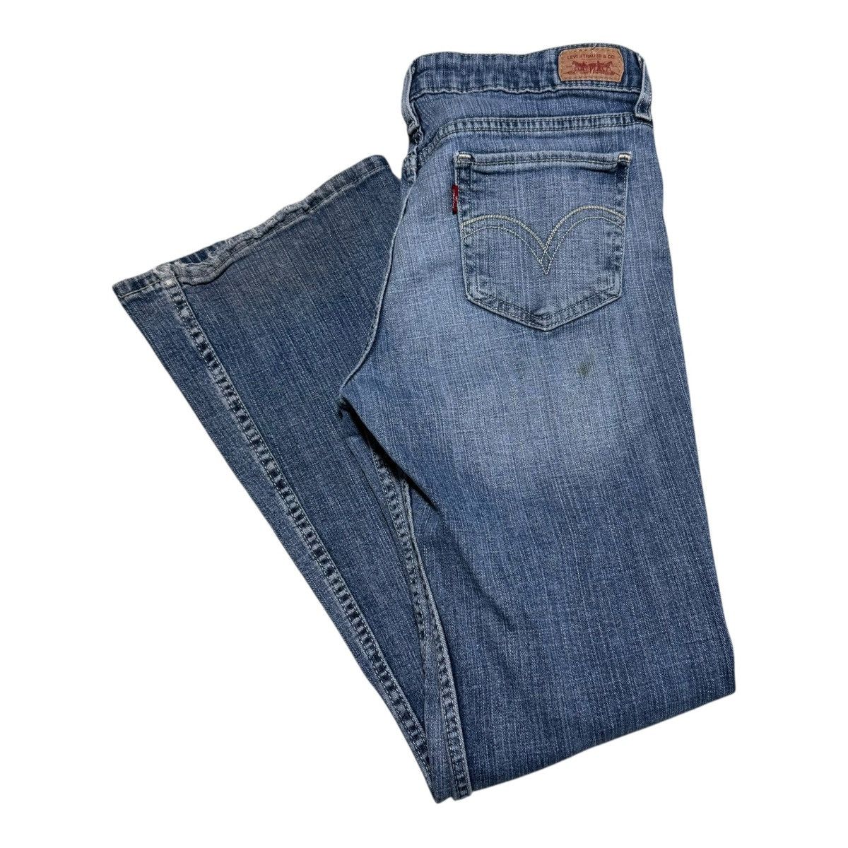 Levi's Levi’s 518 Super Low Medium Flared Jeans Women’s 7 30x29 Size 30" / US 8 / IT 44 - 1 Thumbnail