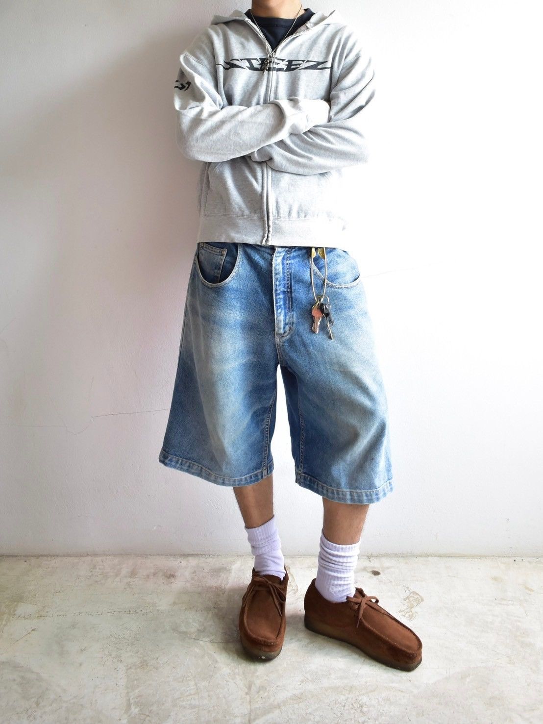 Vintage Y2k STEEZ Hoodie Zip Up Size US S / EU 44-46 / 1 - 6 Thumbnail