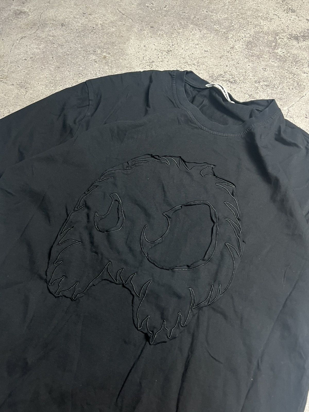 Alexander McQueen 🔥 MCQ ALEXANDER MCQUEEN TEE BIG LOGO GOTHIC VIBES Y2K Size US XXL / EU 58 / 5 - 4 Thumbnail