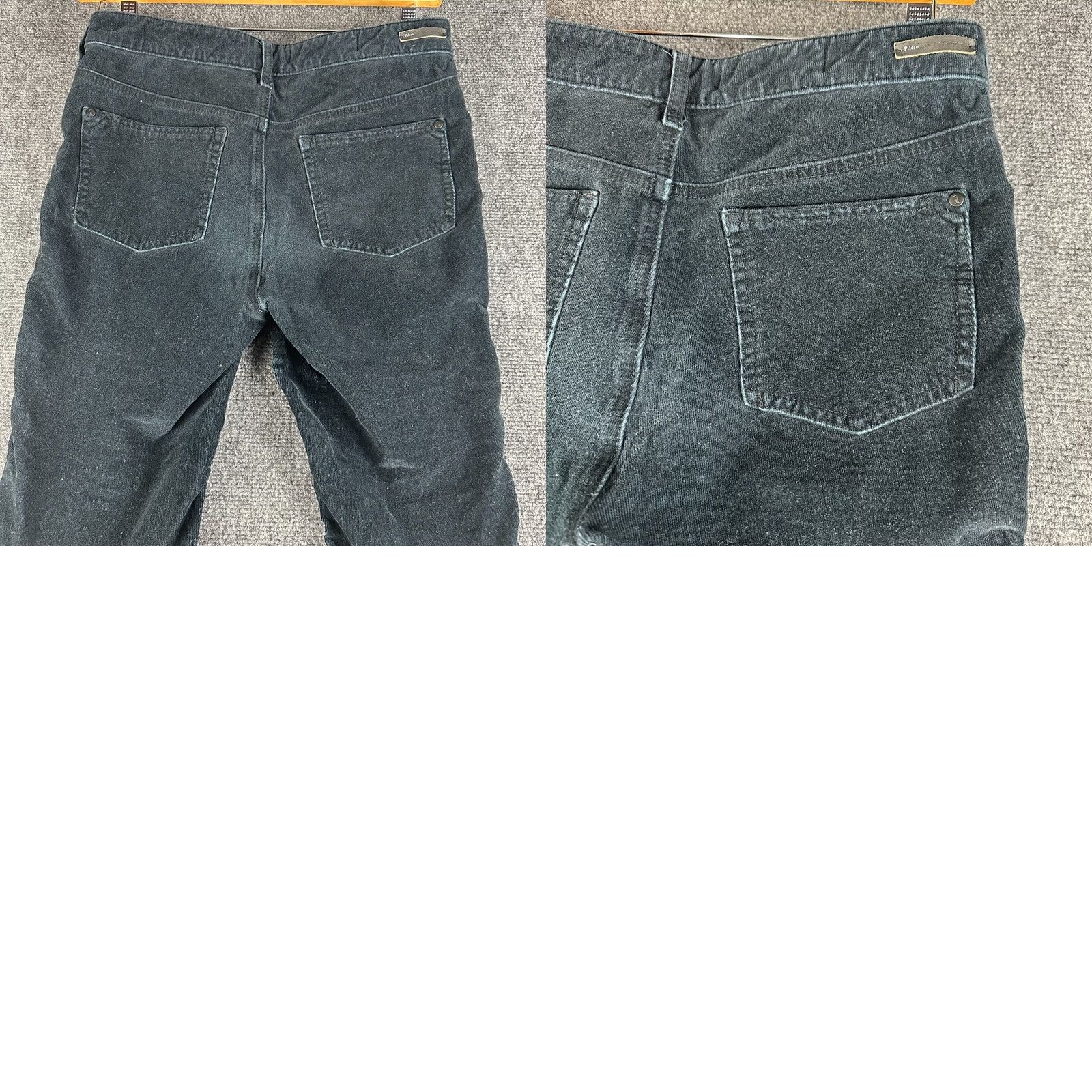 Anthropologie Anthropologie Pilcro Letterpress Pants Womens 29 HIgh Rise Skinny Corduroy Black Size 29" - 8 Thumbnail