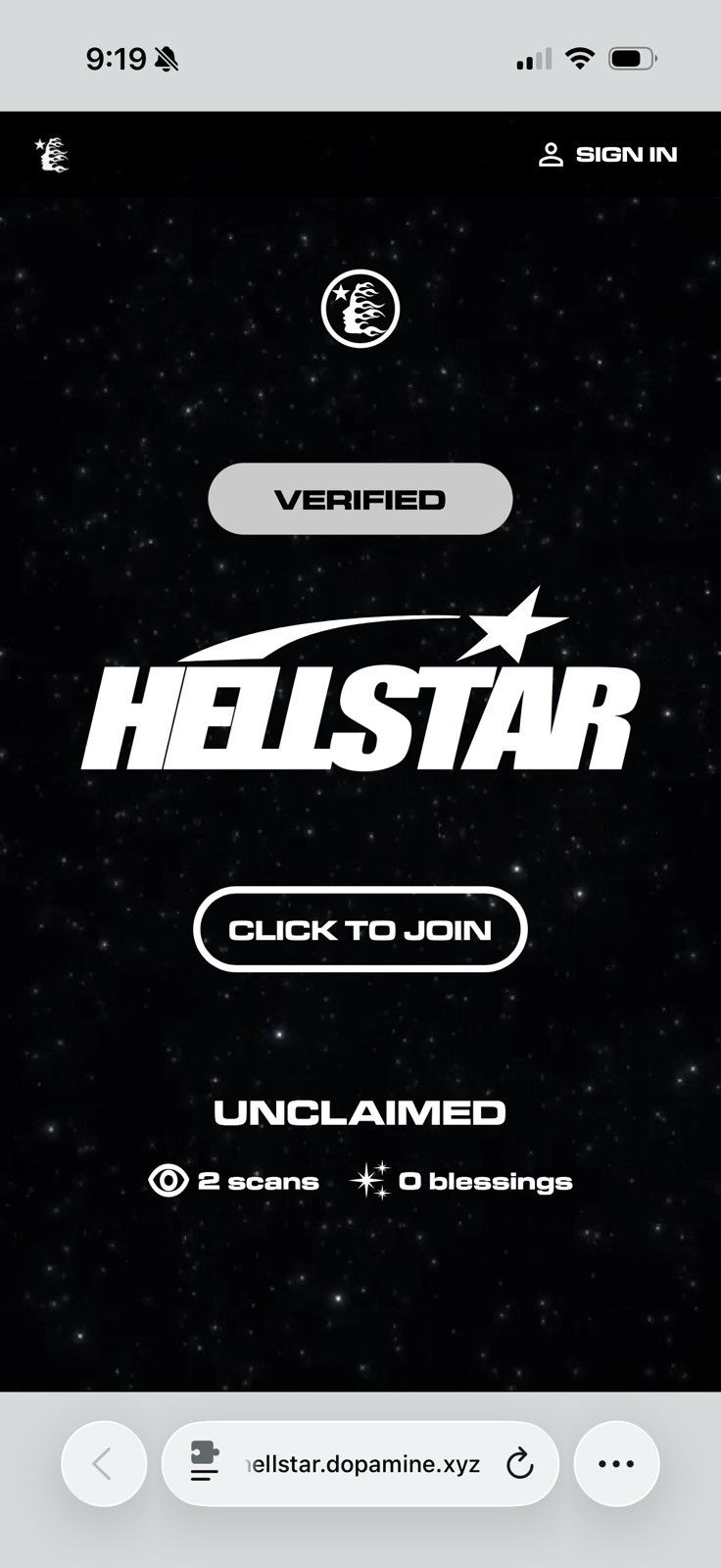 HELLSTAR Hellstar Classic Logo T-Shirt Size US L / EU 52-54 / 3 - 11 Thumbnail