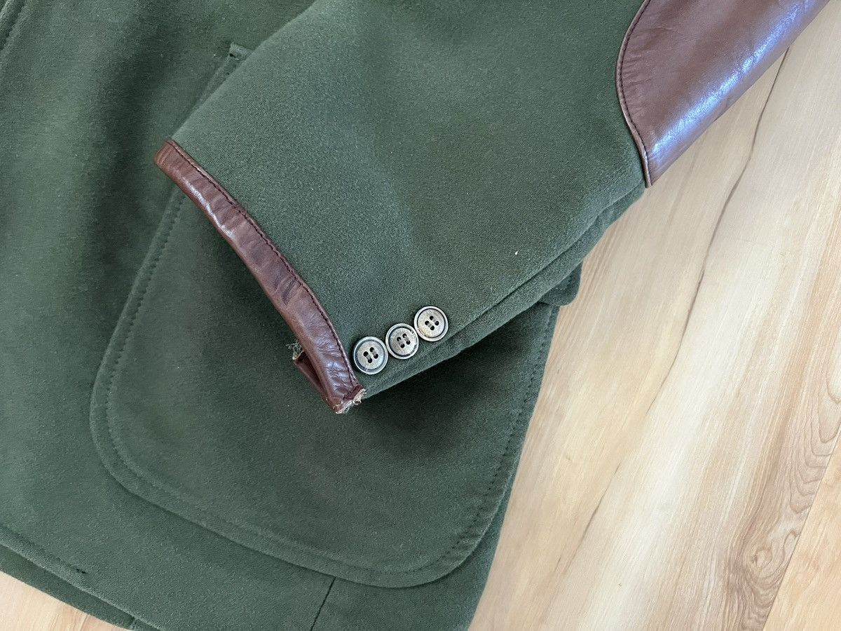 Polo Ralph Lauren Vintage Polo Ralph Lauren Moleskin Leather Accent Blazer Size 46R - 5 Thumbnail