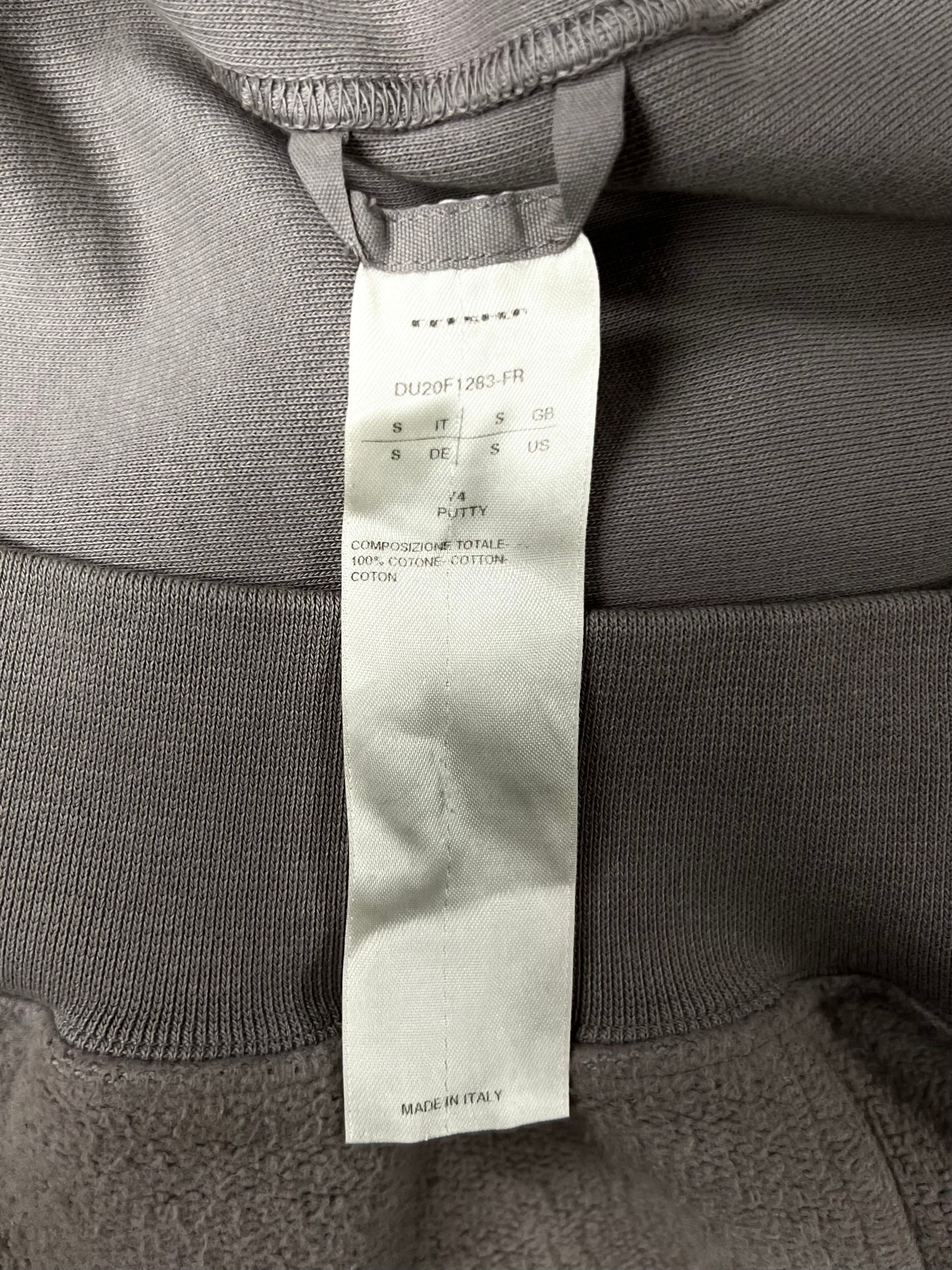 Rick Owens Rick Owens ‘Dust’ Reverse Cotton Sweatshirt Size US S / EU 44-46 / 1 - 5 Thumbnail