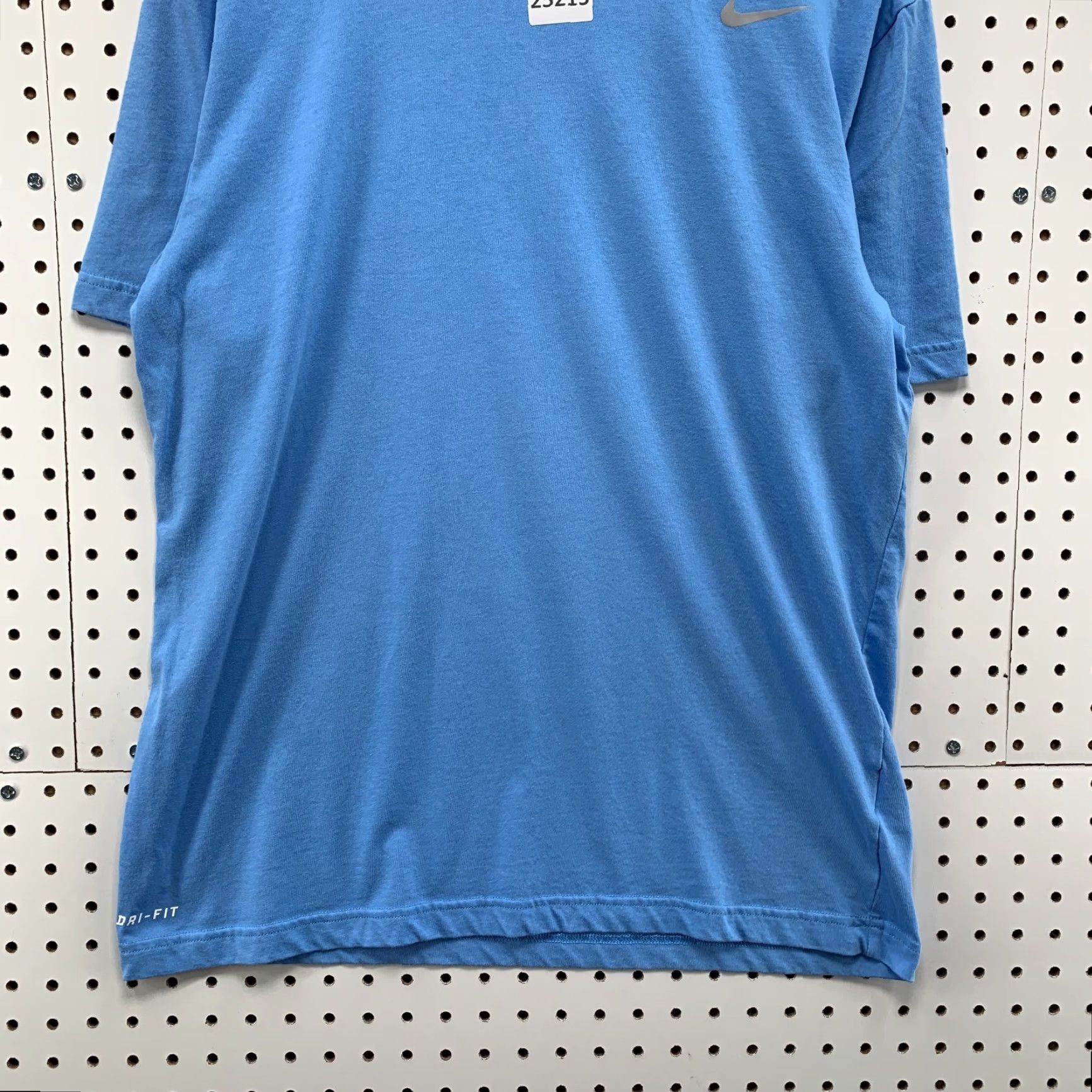 Nike Nike Dri Fit Shirt Sky Blue Gray Swoosh Mens Large Short Sleeve 21.5x27.5 Size US L / EU 52-54 / 3 - 6 Thumbnail