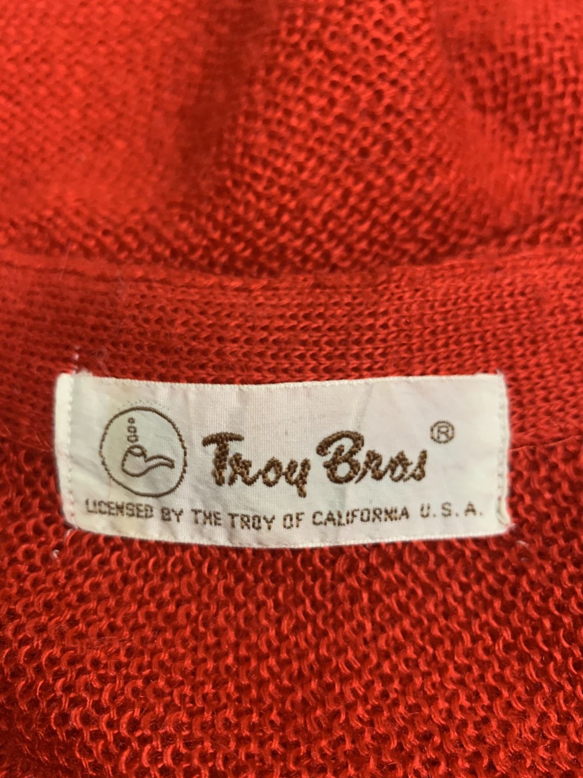 Japanese Brand Rare Design Vintage Troy Bros V-Neck Knitwear Sweater Size M / US 6-8 / IT 42-44 - 4 Thumbnail