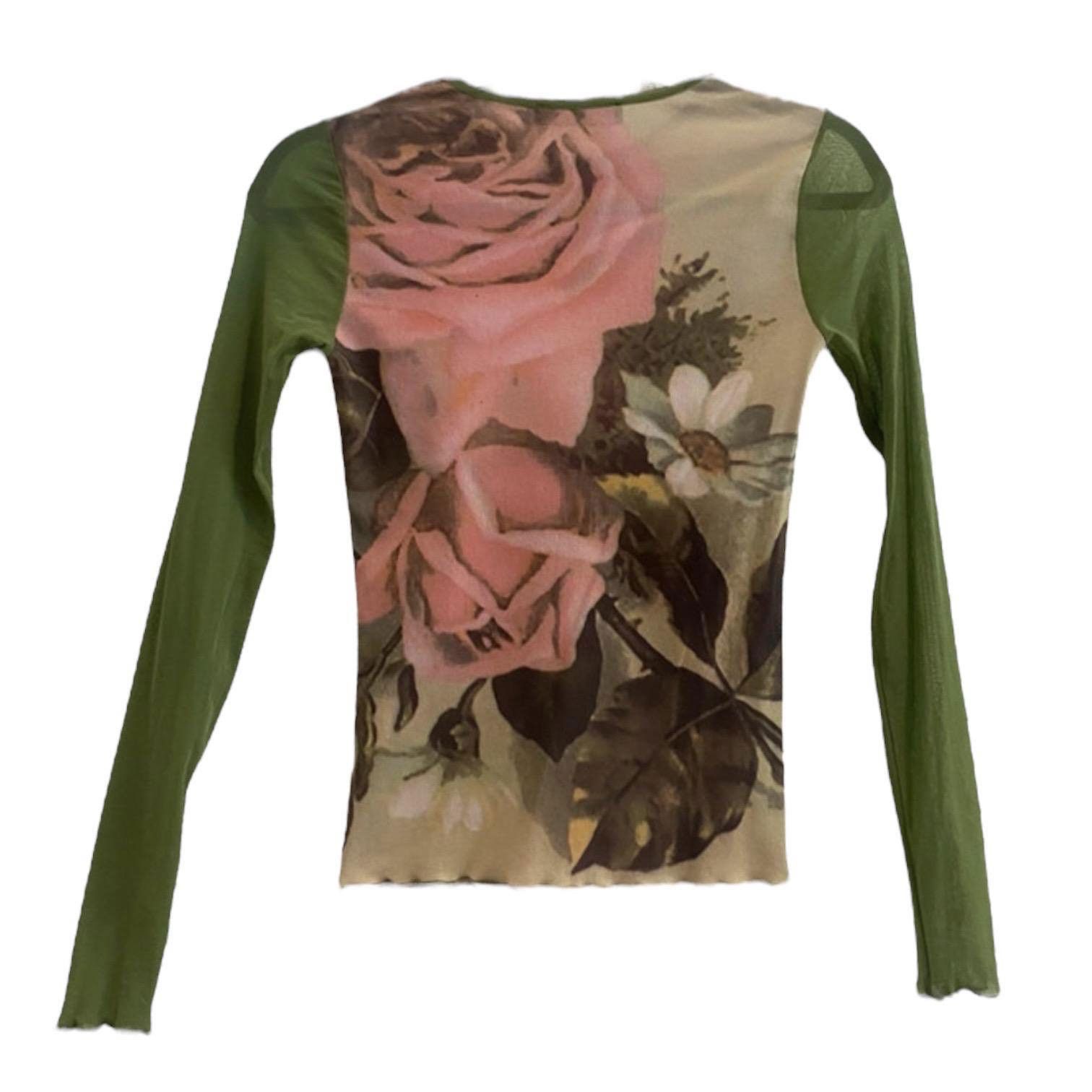 Other The Cop Copine Roses Meshtop Size ONE SIZE - 2 Thumbnail