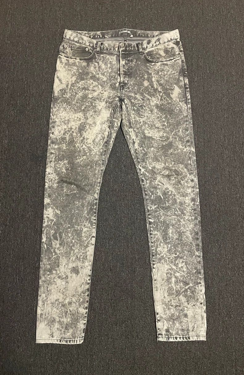 Dior Dior Washed Denim Pants with Snow Effect Size US 33 - 1 Thumbnail