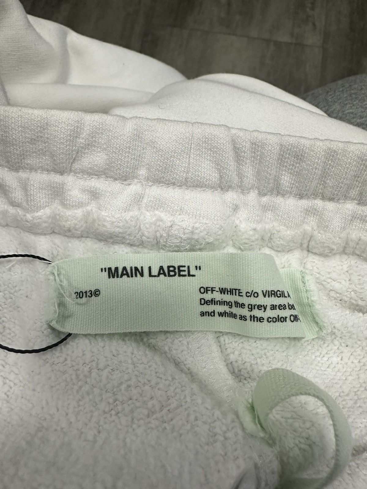 Off-White Off white sweat pants white pre owned medium Size US 34 / EU 50 - 3 Thumbnail