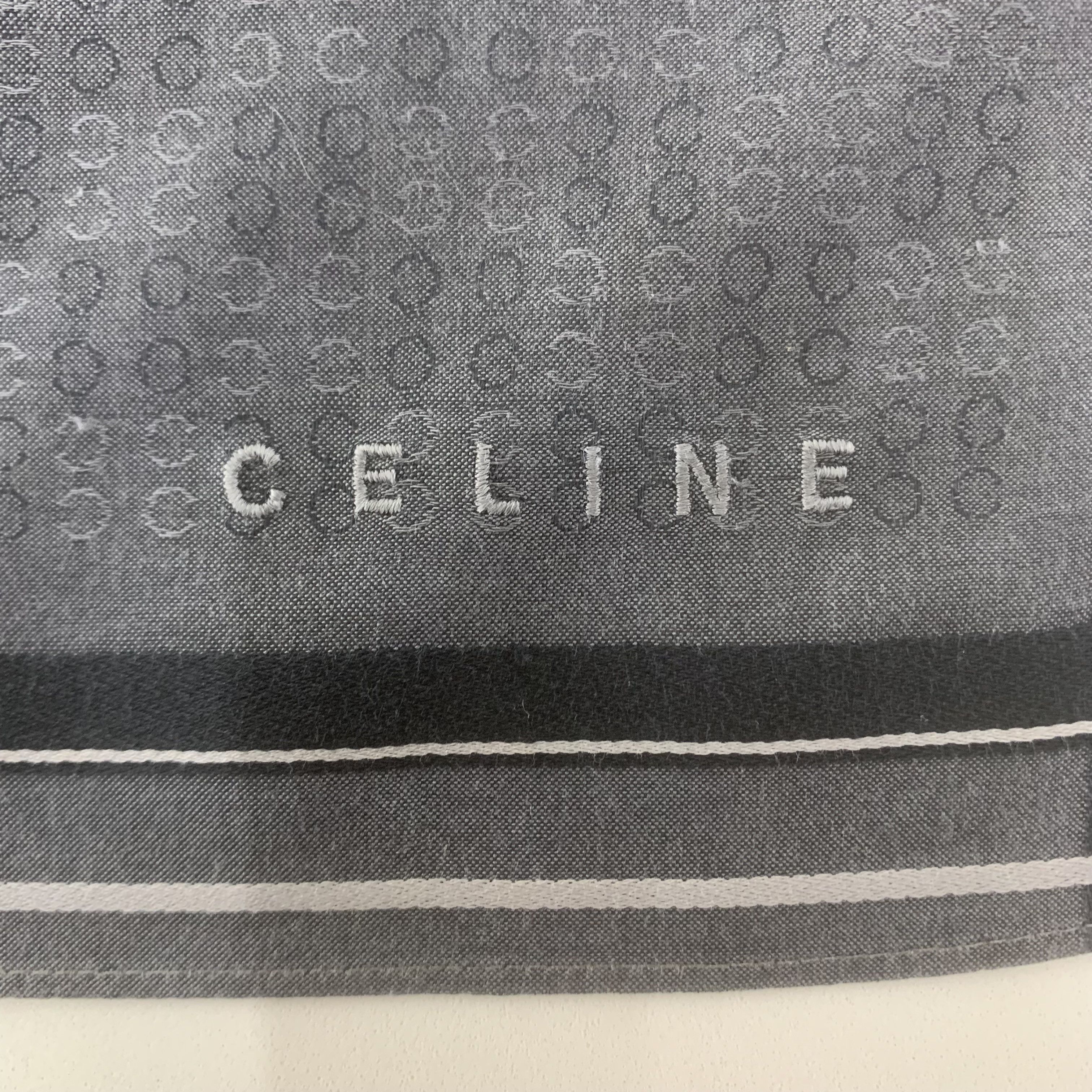 Celine Celine Handkerchief Bandana Neckerchief Pocket Square Size ONE SIZE - 4 Thumbnail