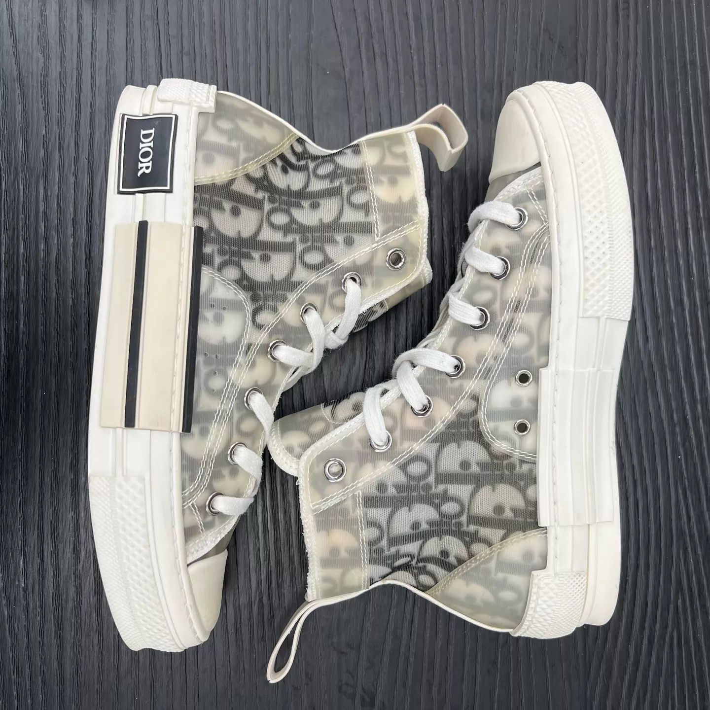 Dior Dior B23 Black & White 37 Size US 6.5 / IT 36.5 - 3 Thumbnail