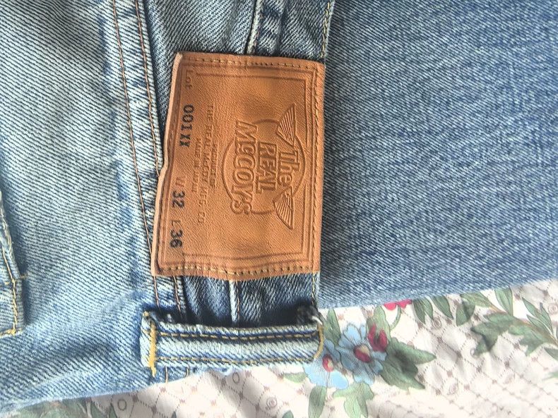 The Real McCoy's The REAL McCOY'S 001XX WASHED Heavy Wash Slim Fit Jeans Size US 32 / EU 48 - 2 Thumbnail
