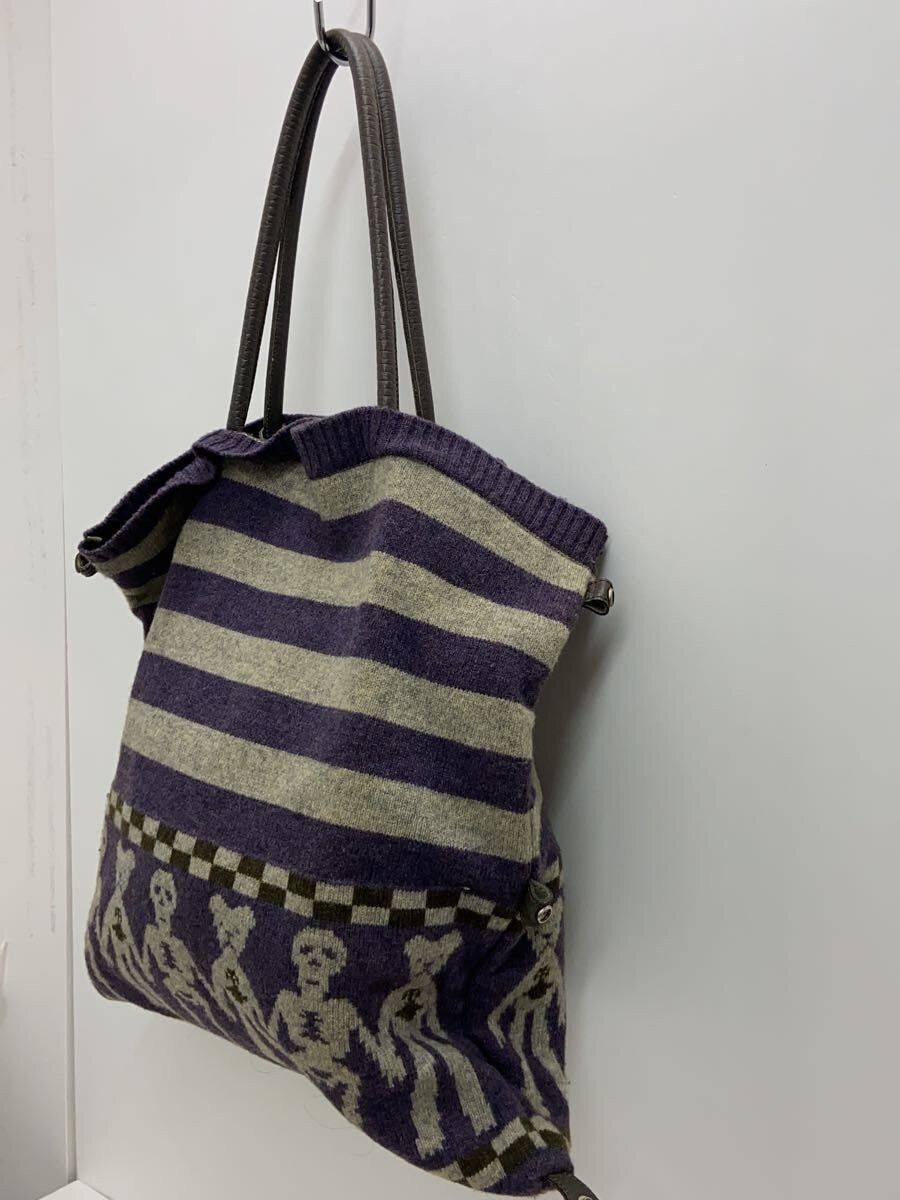 Vivienne Westwood Skull Bear Orb Knit Tote Bag Size ONE SIZE - 2 Thumbnail