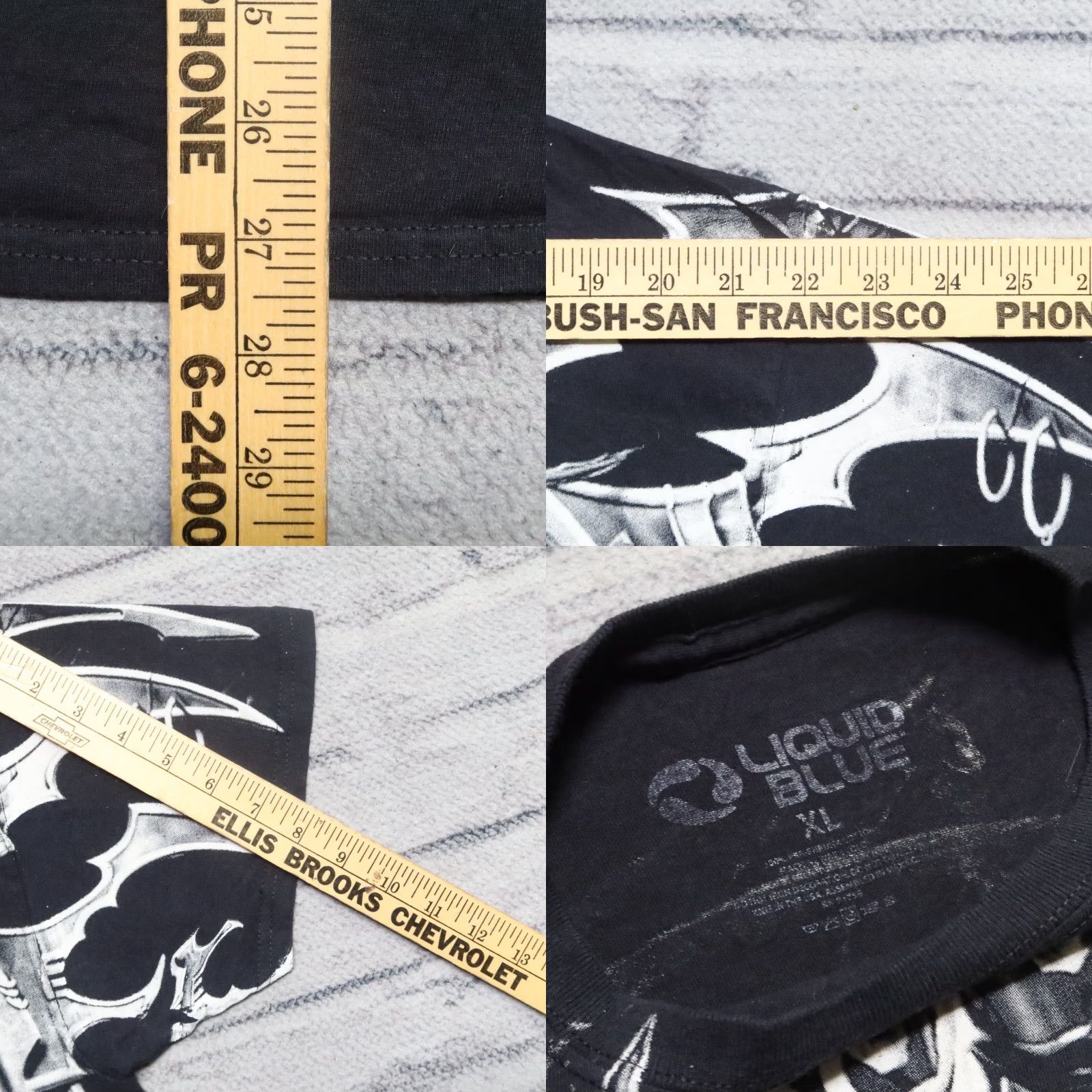 Liquid Blue Liquid Blue Dragon AOP Shirt XL Men Black T-Shirt Size US XL / EU 56 / 4 - 8 Thumbnail