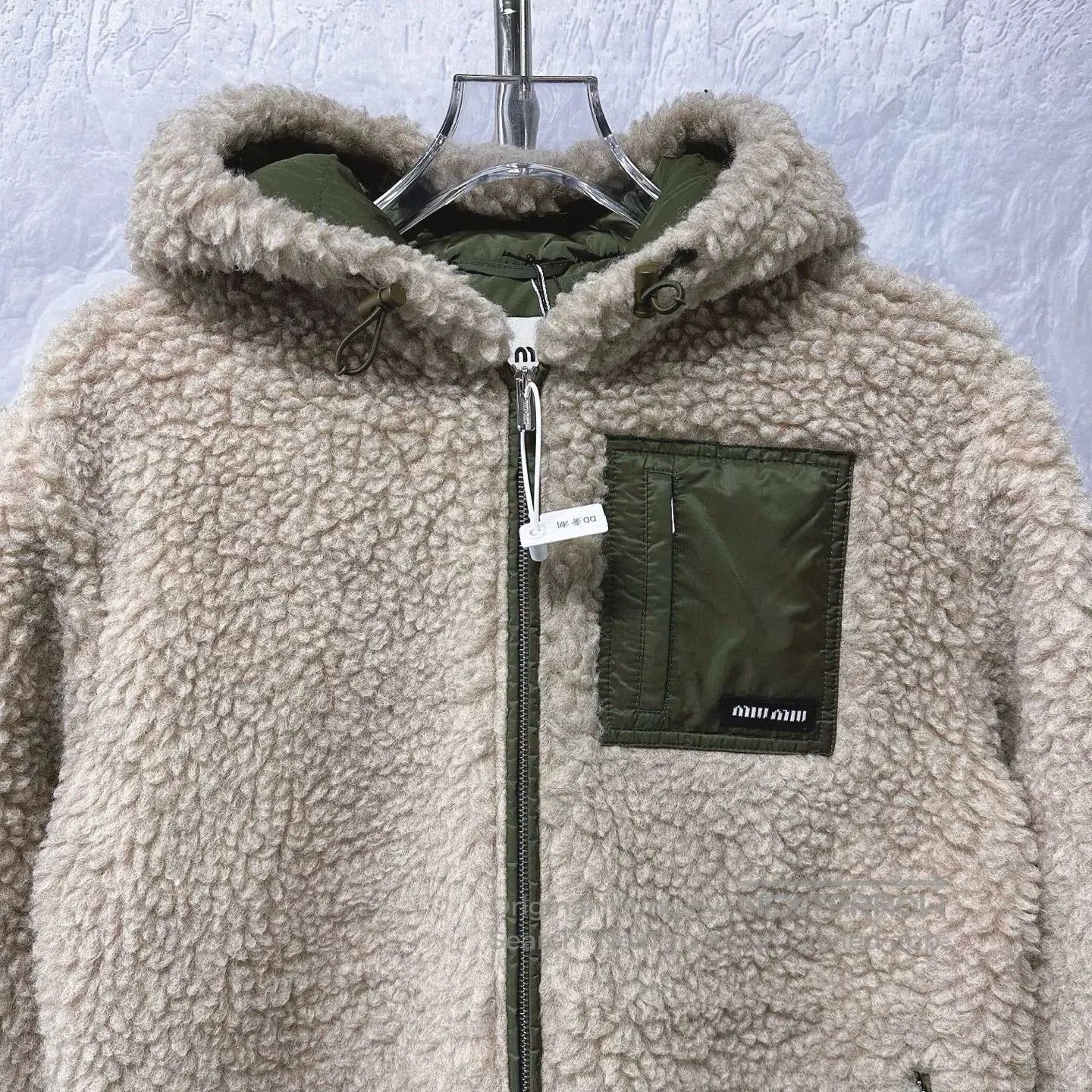 Miu Miu Miu Miu FW25 Patchwork Zip Hooded Down Jacket. Size XS / US 0-2 / IT 36-38 - 3 Thumbnail