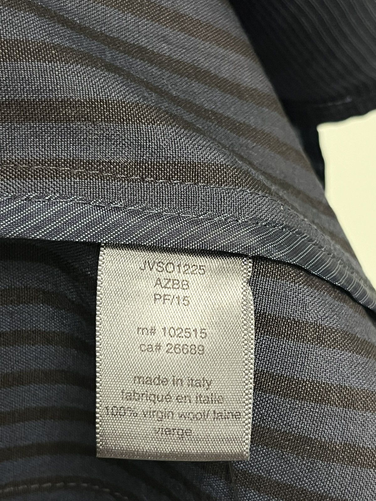 John Varvatos Peak lapel striped jacket. Size EU 50 USA 40 Size US M / EU 48-50 / 2 - 6 Thumbnail