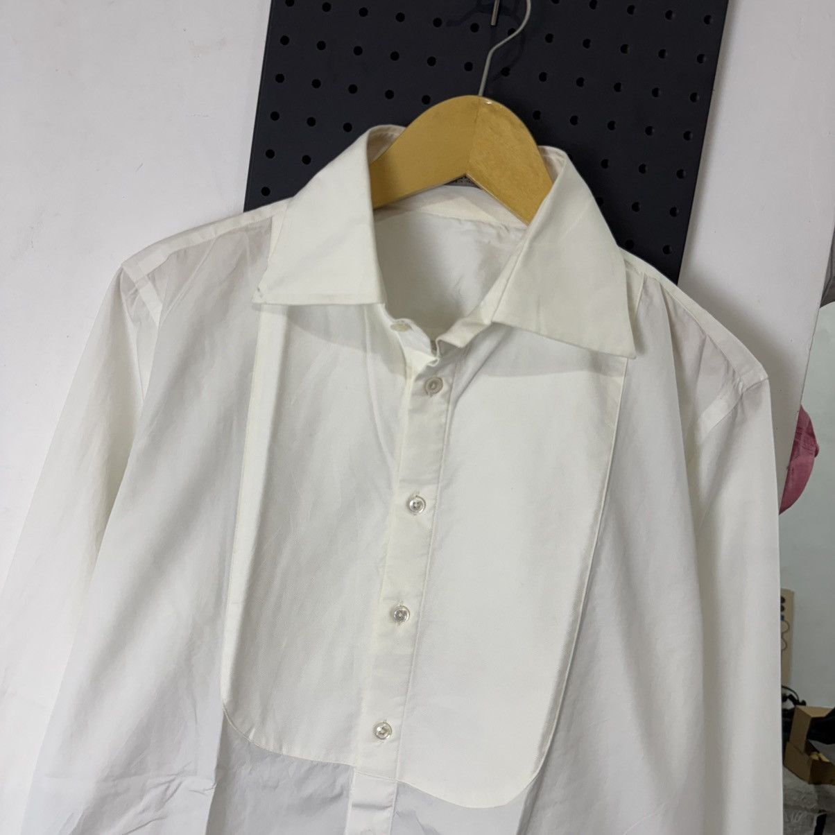 Bottega Veneta Bottega Veneta tuxedo white longsleeve button shirt wash cut Size US L / EU 52-54 / 3 - 2 Thumbnail