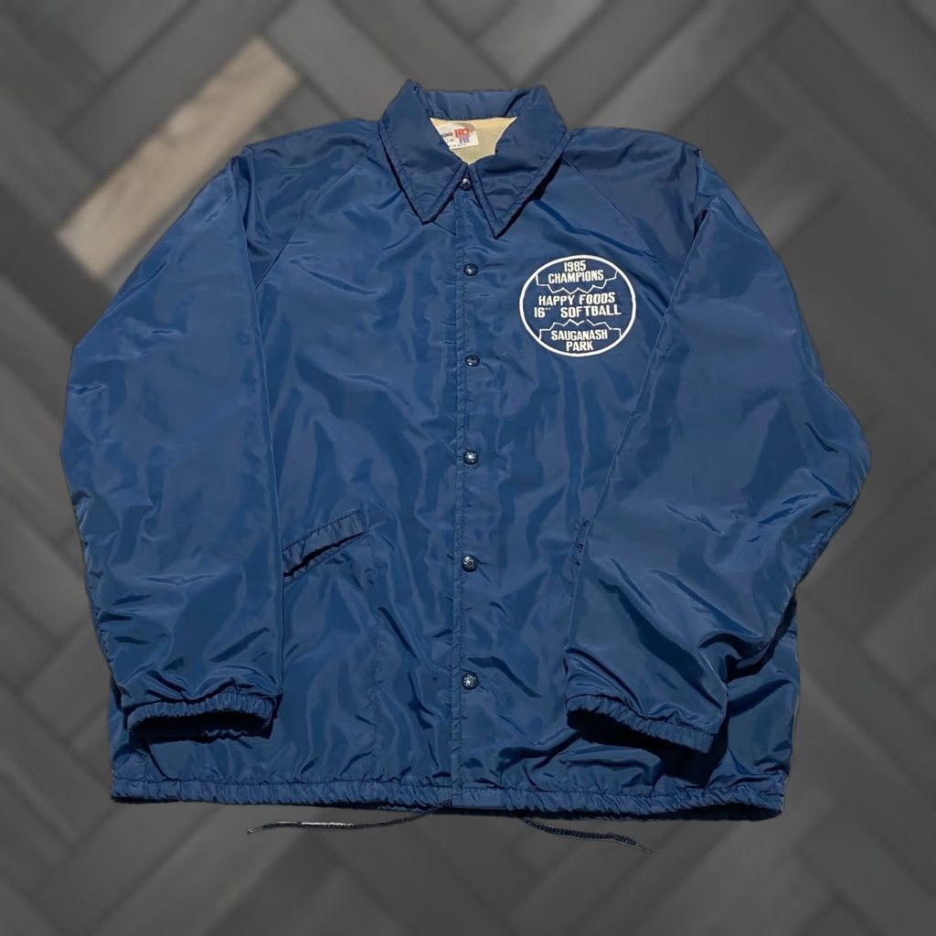 Vintage VINTAGE King Louie Pro Fit Softball Jacket Mens L USA Made Size US L / EU 52-54 / 3 - 1 Thumbnail