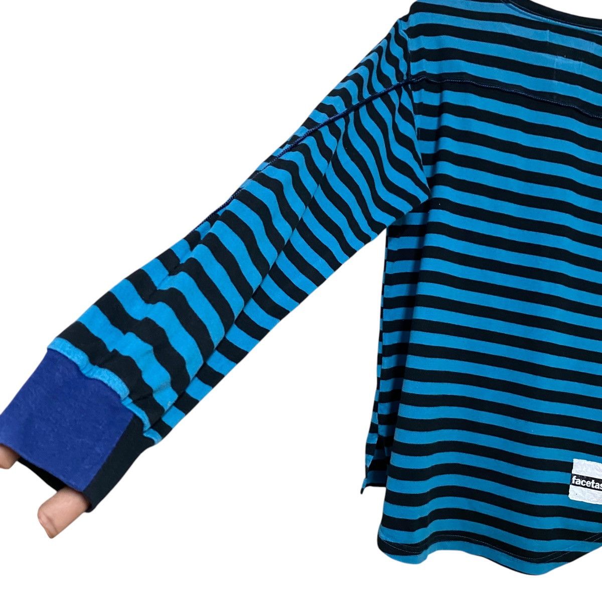 Facetasm Facetasm Striped Shirt Ribs Longsleeve Size US S / EU 44-46 / 1 - 9 Thumbnail