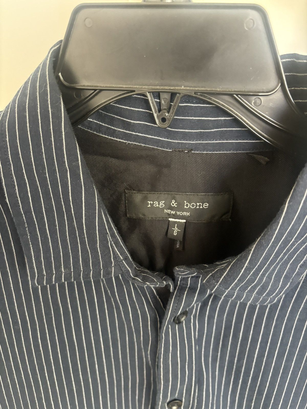 Rag & Bone Rag & Bine double knitted stripe shirt $225 retuao Size US L / EU 52-54 / 3 - 4 Thumbnail