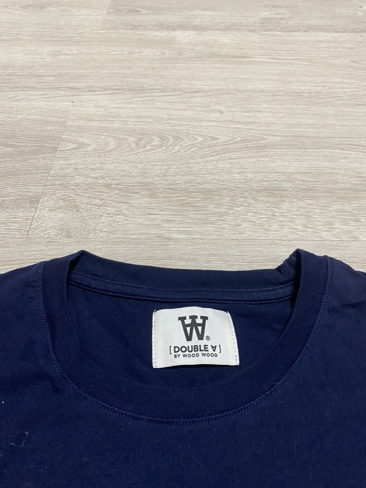 Wood Wood Wood Wood Double A T-shirt small logo size S-M Size US M / EU 48-50 / 2 - 5 Thumbnail
