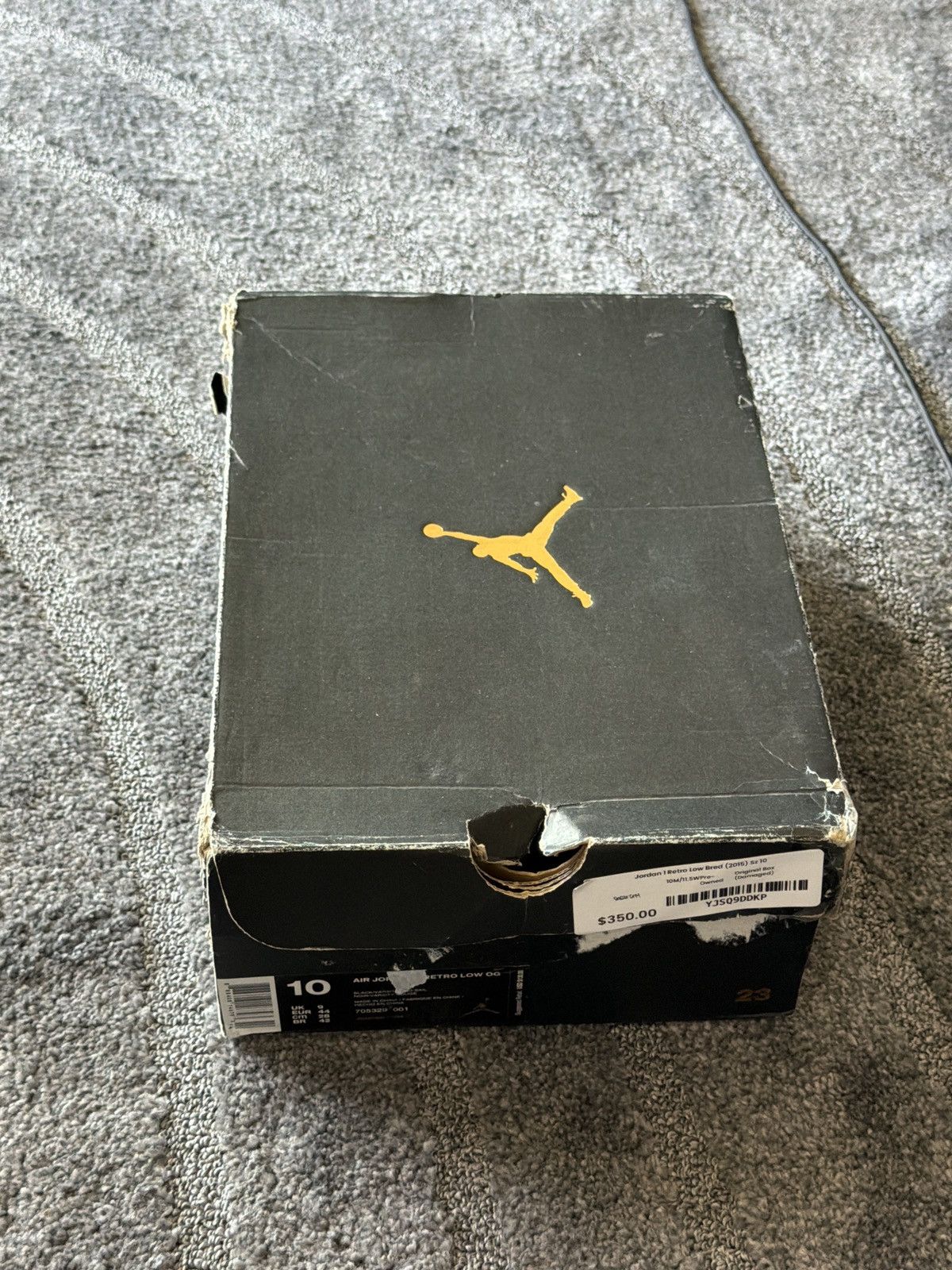 Nike 2015 bred 1 lows Size US 10 / EU 43 - 10 Thumbnail
