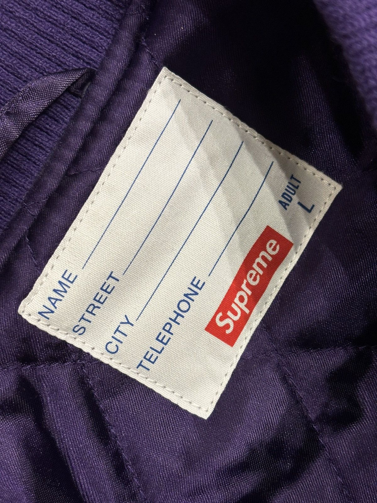 Supreme Supreme Motion Varsity Jacket Size US L / EU 52-54 / 3 - 3 Thumbnail
