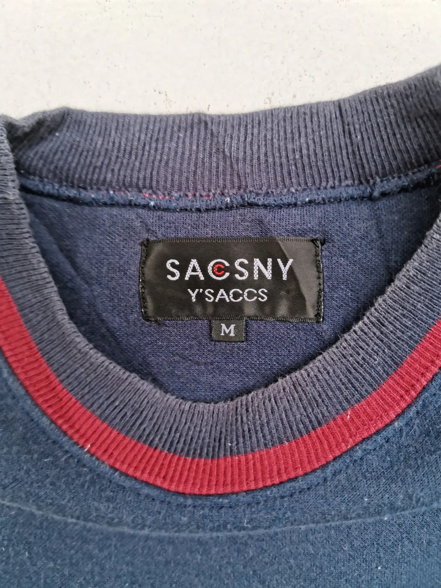 Japanese Brand Sacsny Ysaccs Embroidered Logo Sweatshirts Size US M / EU 48-50 / 2 - 4 Thumbnail