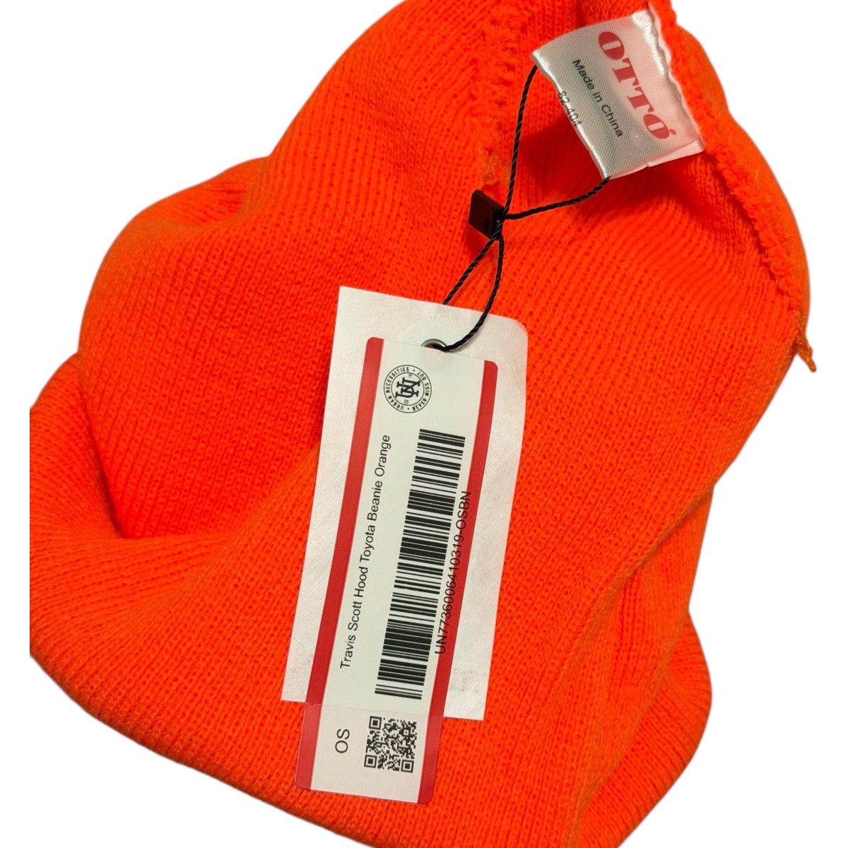 Travis Scott Travis Scott Cactus Jack Hood Toyota Orange OTTO Beanie 2016 Size ONE SIZE - 3 Thumbnail