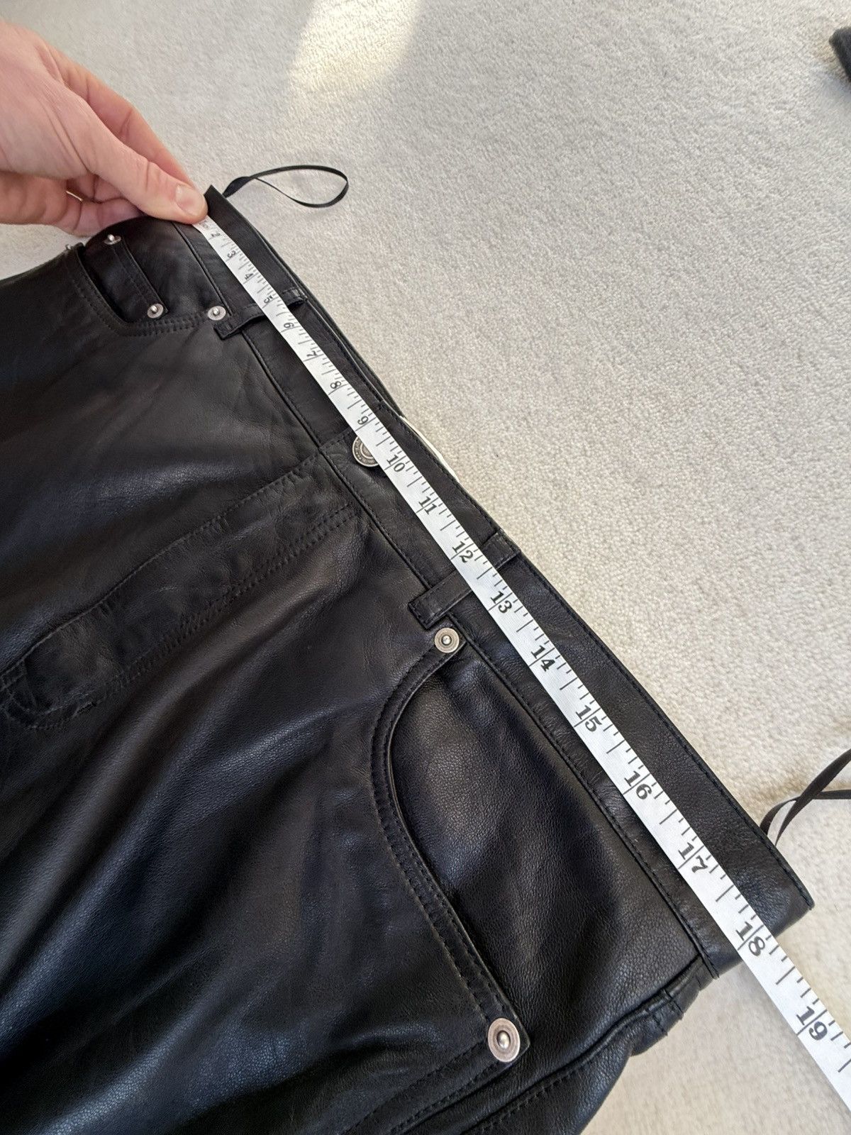 Saint Laurent Paris $3290 SS20 Saint Laurent leather pants jeans 52 Grail Size US 36 / EU 52 - 7 Thumbnail