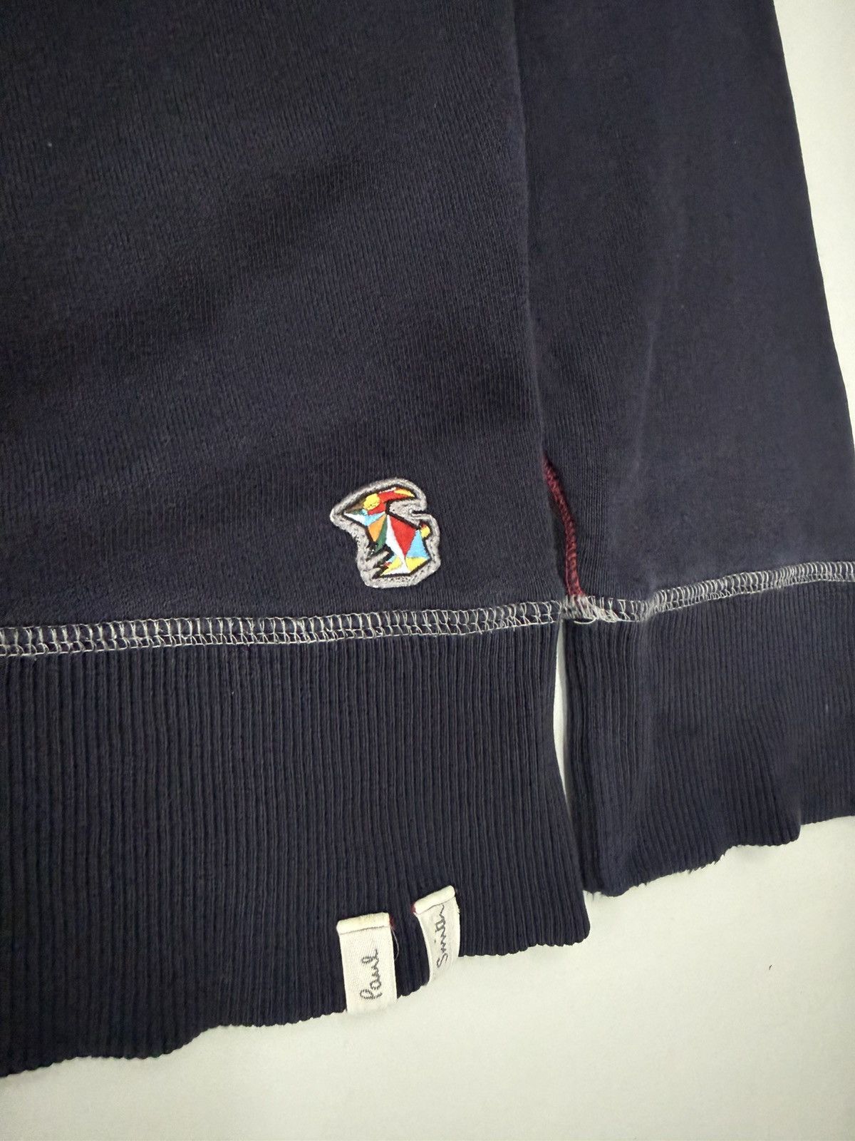 Japanese Brand 🔥 Paul Smith Red Ear Roundneck V-Stitch Sweatshirt - LL Size US M / EU 48-50 / 2 - 4 Thumbnail