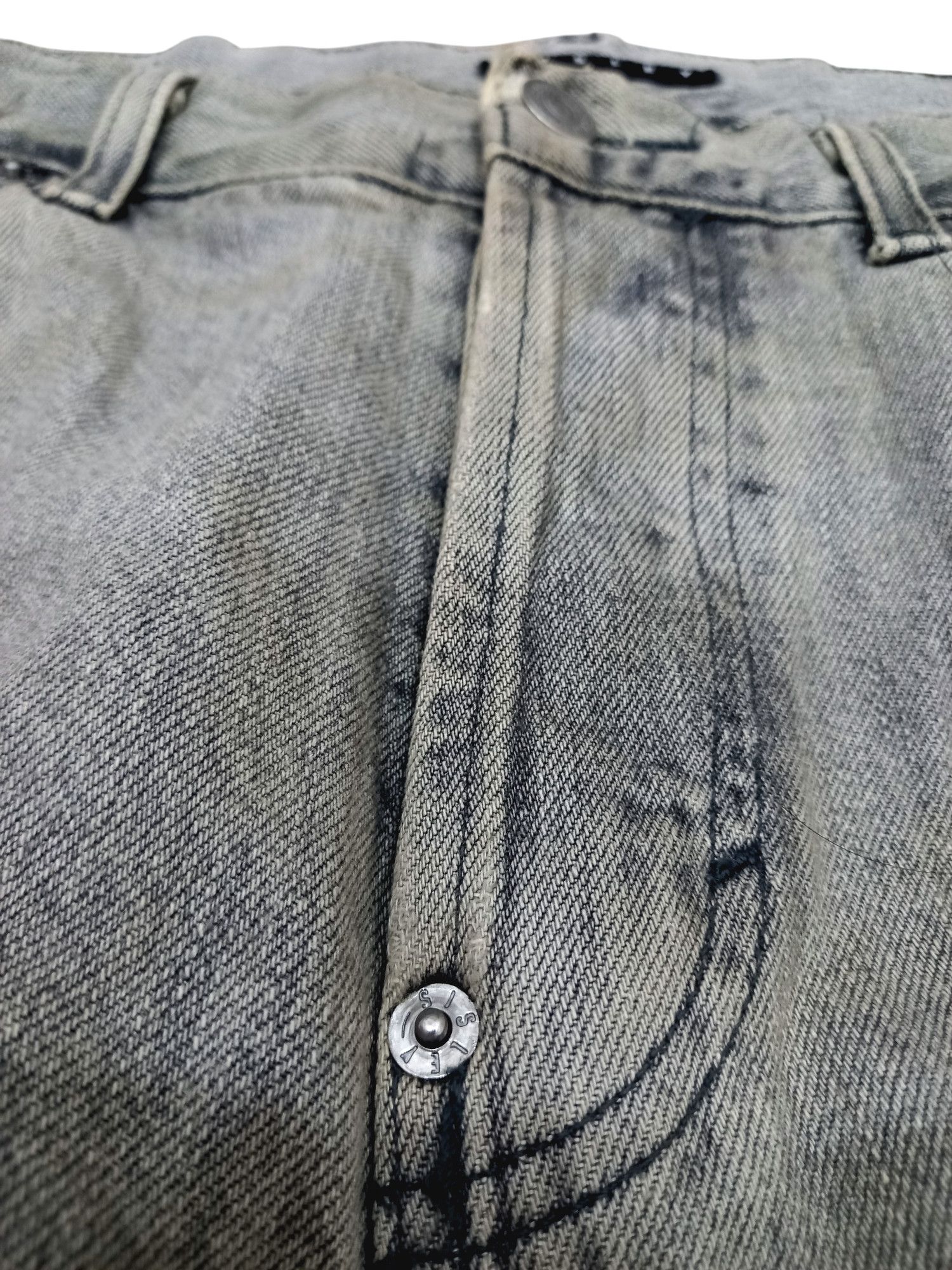 Rare! Y2K Sisley Made in Italy Rugged Jnco Style Denim