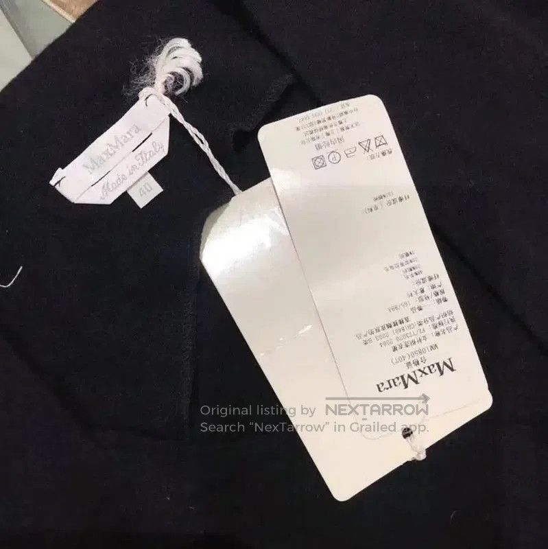 Max Mara MaxMara Black Wool Blend Dress for Women . Size M / US 6-8 / IT 42-44 - 4 Thumbnail