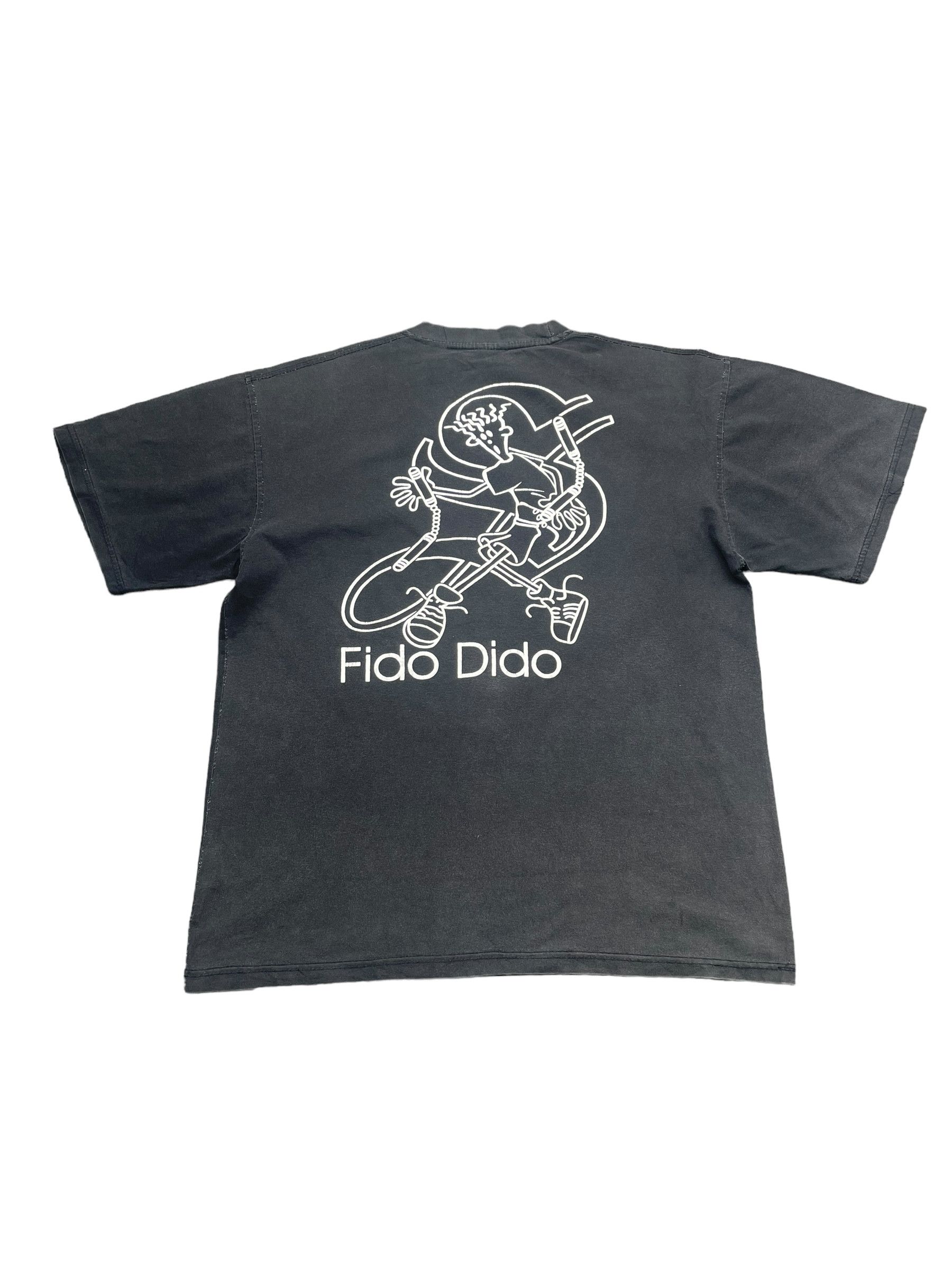 Coca Cola × Pepsi × Vintage Vintage Fido Dido Double Sided Faded Distresed Tshirt Size US L / EU 52-54 / 3 - 7 Thumbnail