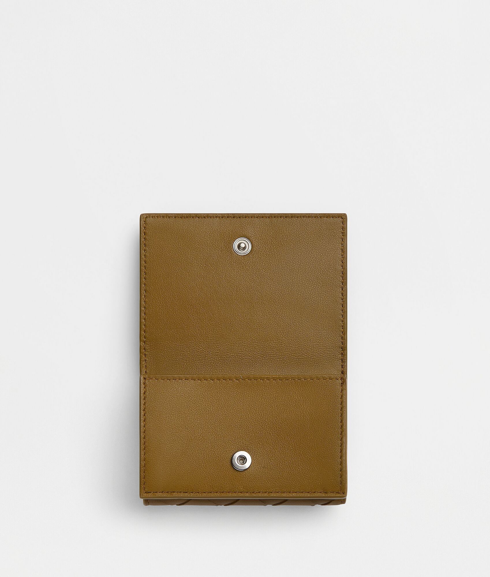 Bottega Veneta o1n1vont1124 Size: OS / Tiny Tri-Fold Wallet in Brown Size ONE SIZE - 3 Thumbnail