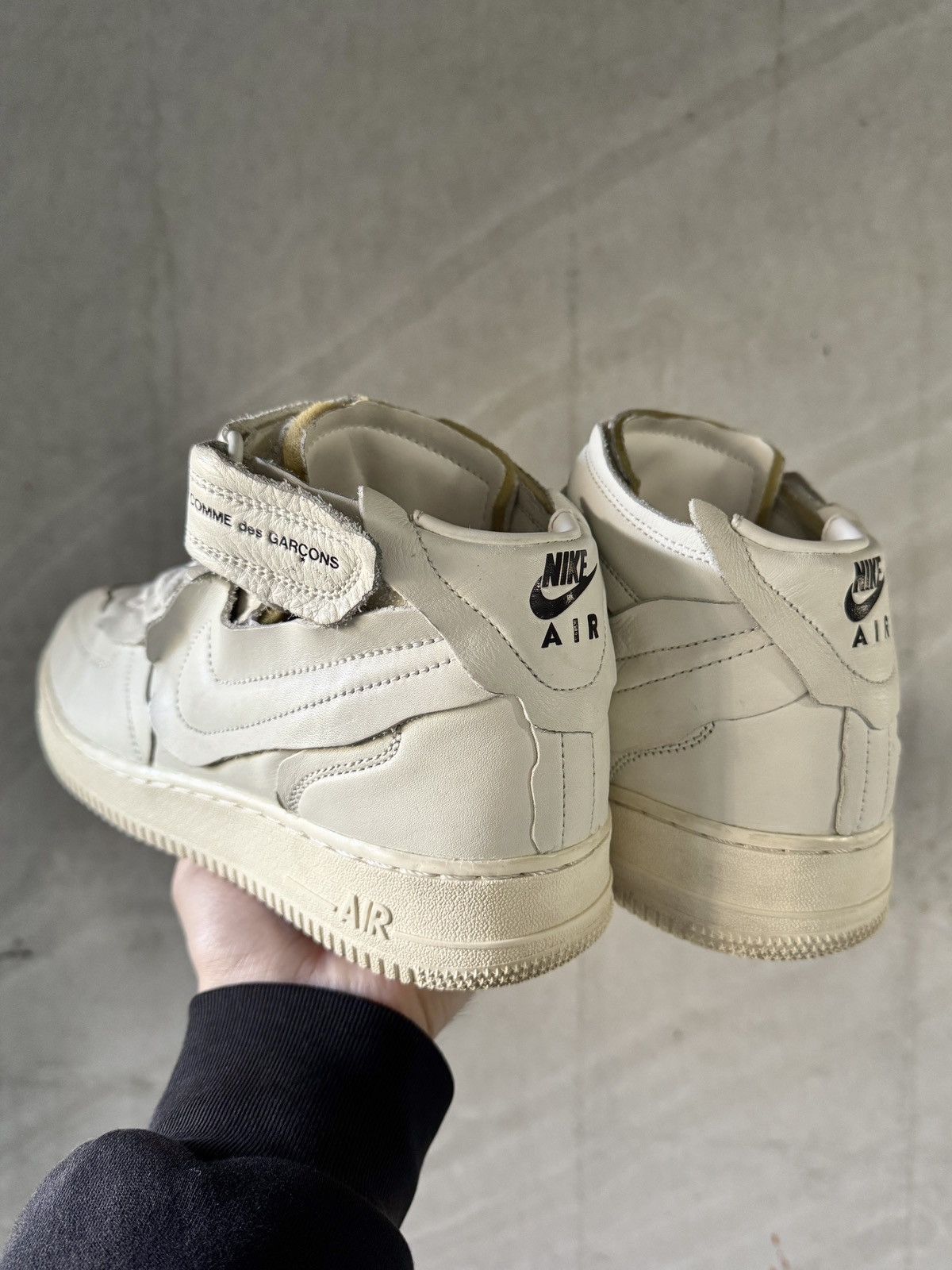 Comme des Garcons × Nike Nike x Comme Des Garcons Air Force 1 Mid Size US 10.5 / EU 43-44 - 4 Thumbnail