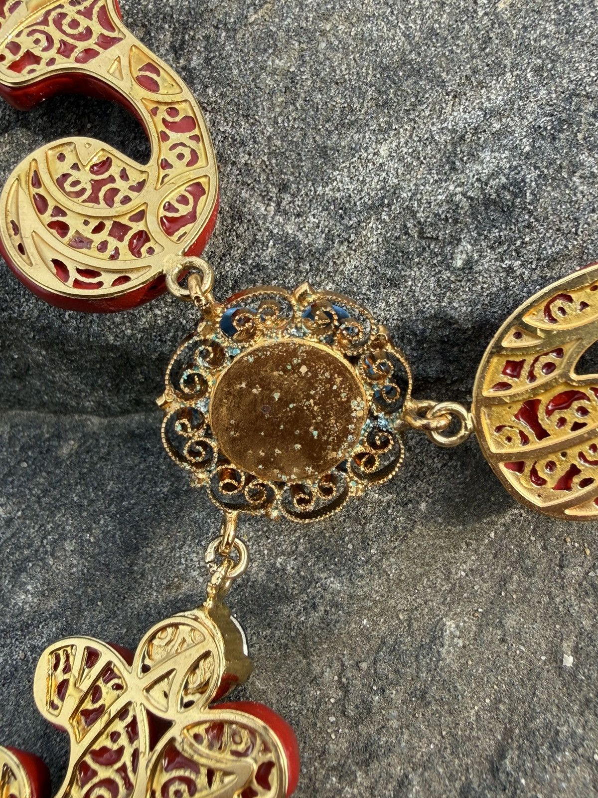 Dolce & Gabbana Dolce & Gabbana Taormina Embellished Pendant Necklace Size ONE SIZE - 11 Thumbnail