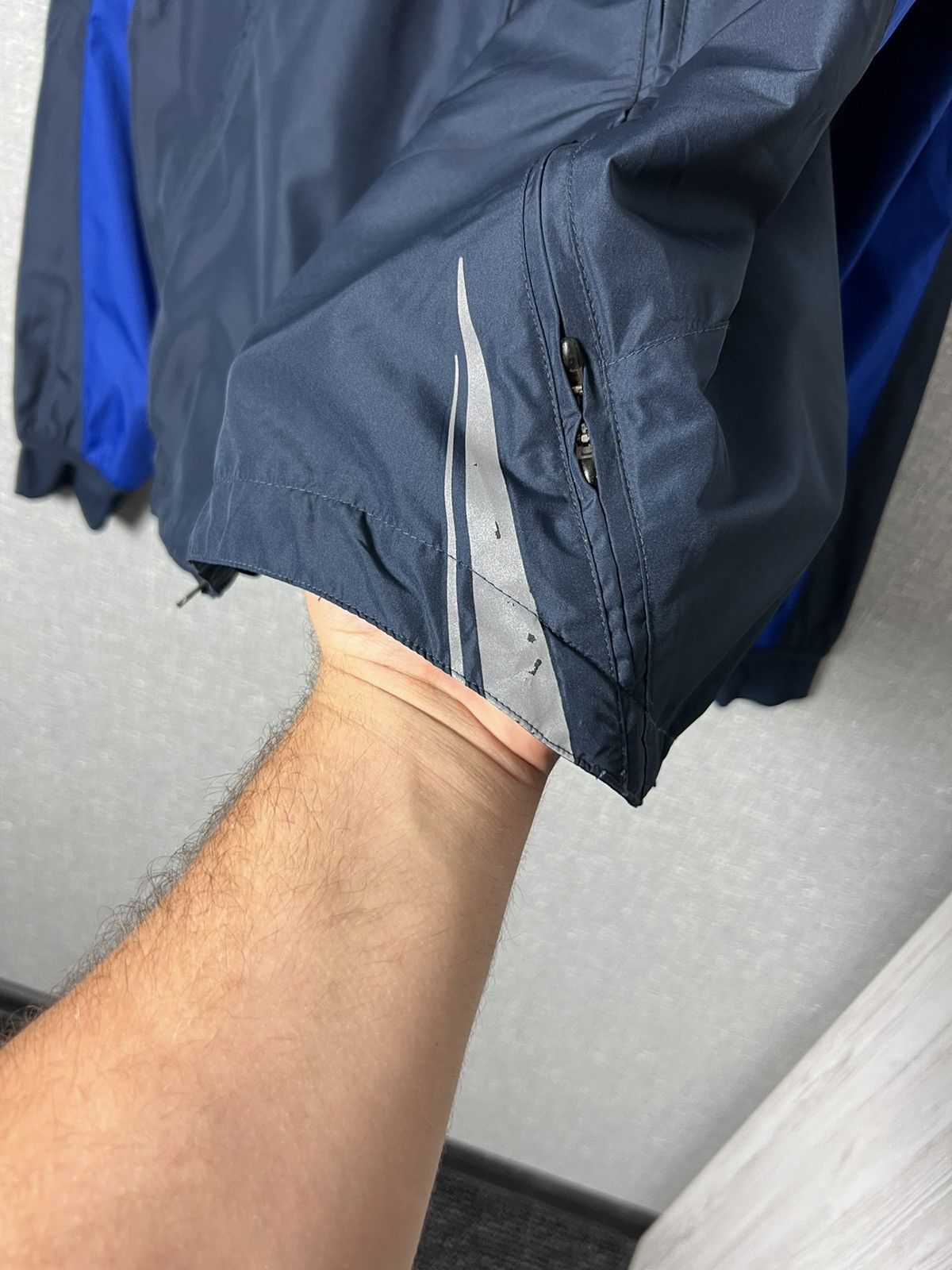 Nike Vintage Nike Swoosh Nylon Windbreaker Track Jacket Drill Size US L / EU 52-54 / 3 - 10 Thumbnail
