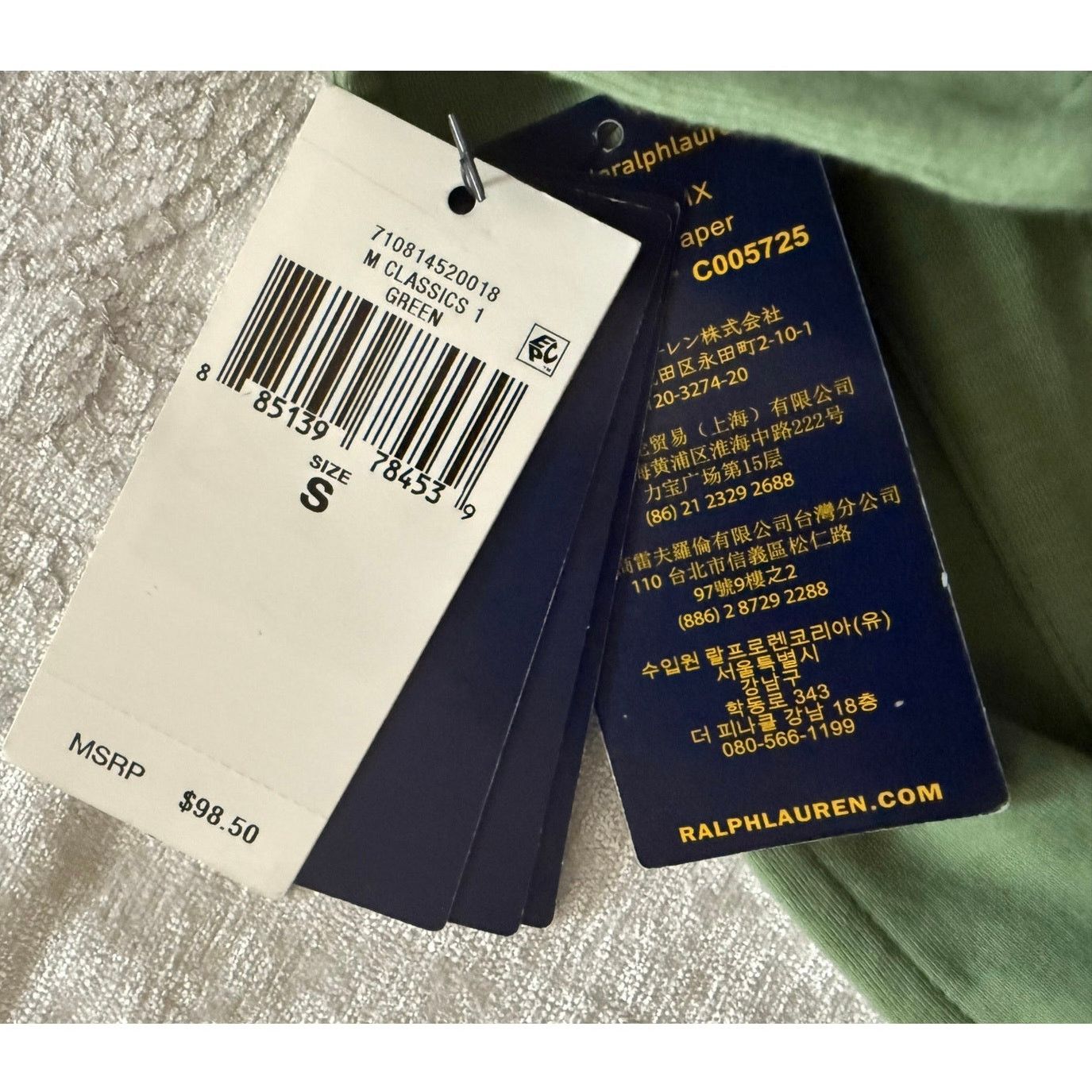 Polo Ralph Lauren Ralph Lauren Classic Fit Garment-Dyed Polo Shirt Size US S / EU 44-46 / 1 - 6 Thumbnail